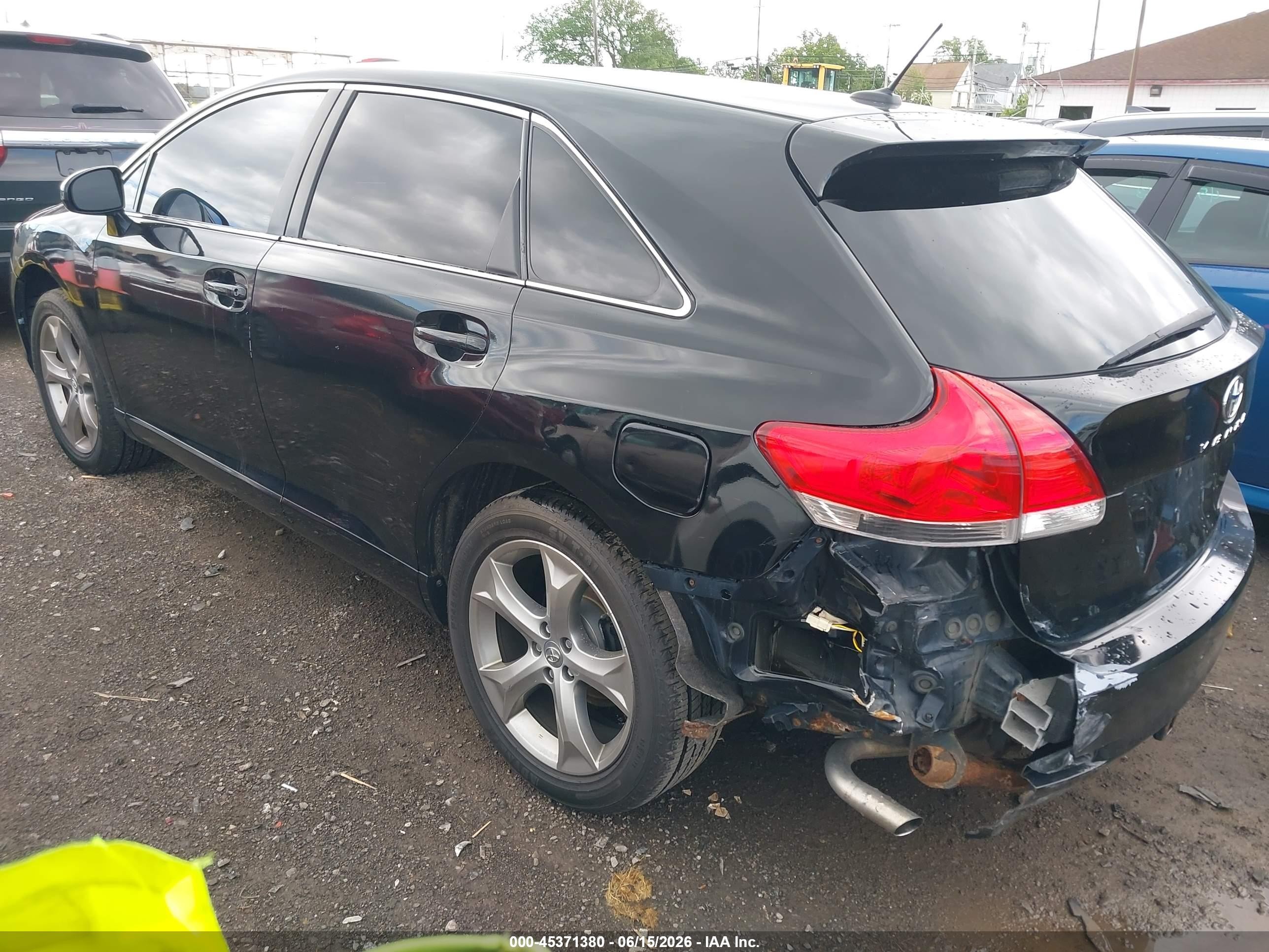 2009 Toyota Venza Base V6 Black vin: 4T3ZK11A39U008231