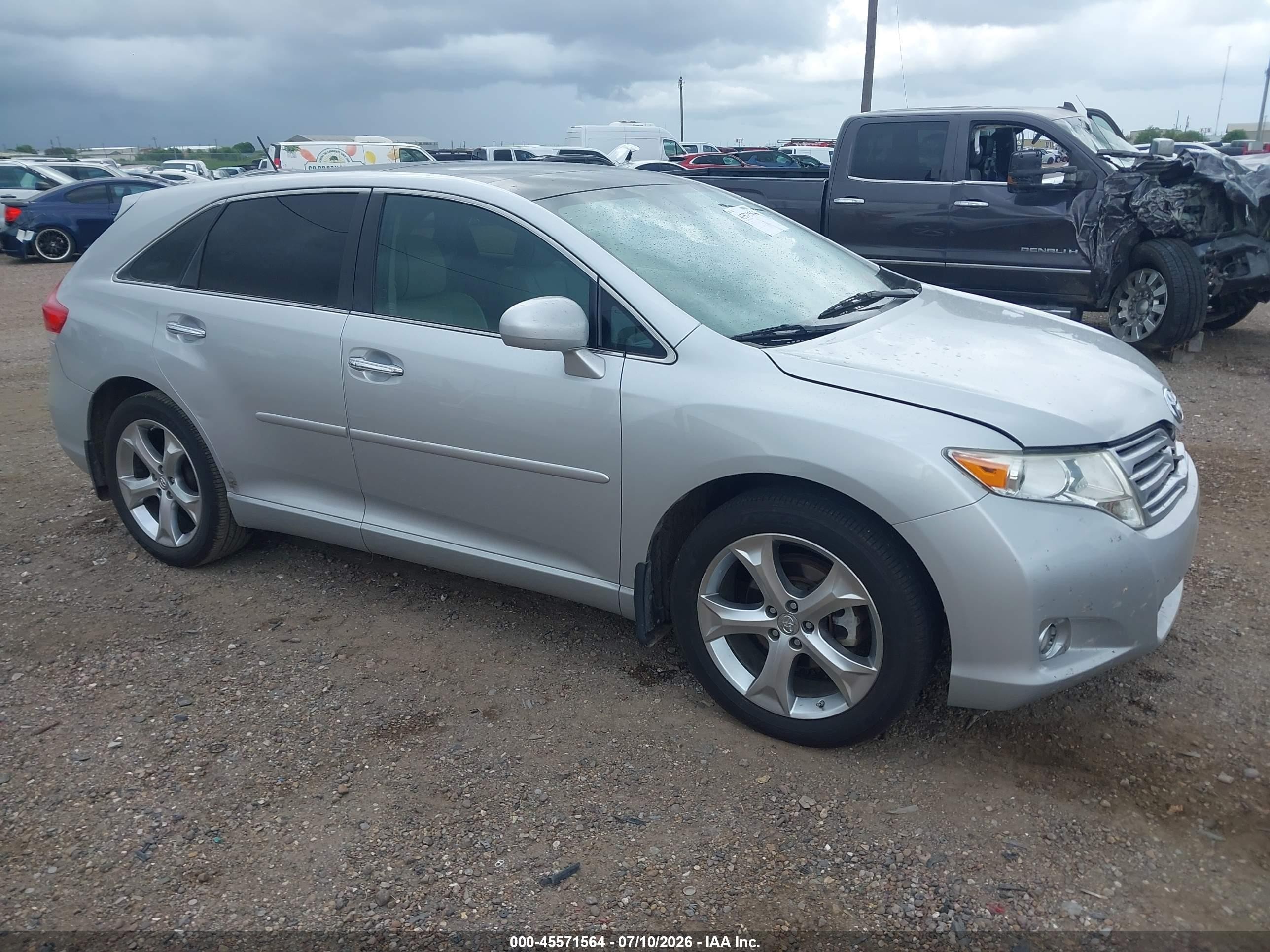 2009 Toyota Venza Base V6 Серебряный vin: 4T3ZK11A39U013655