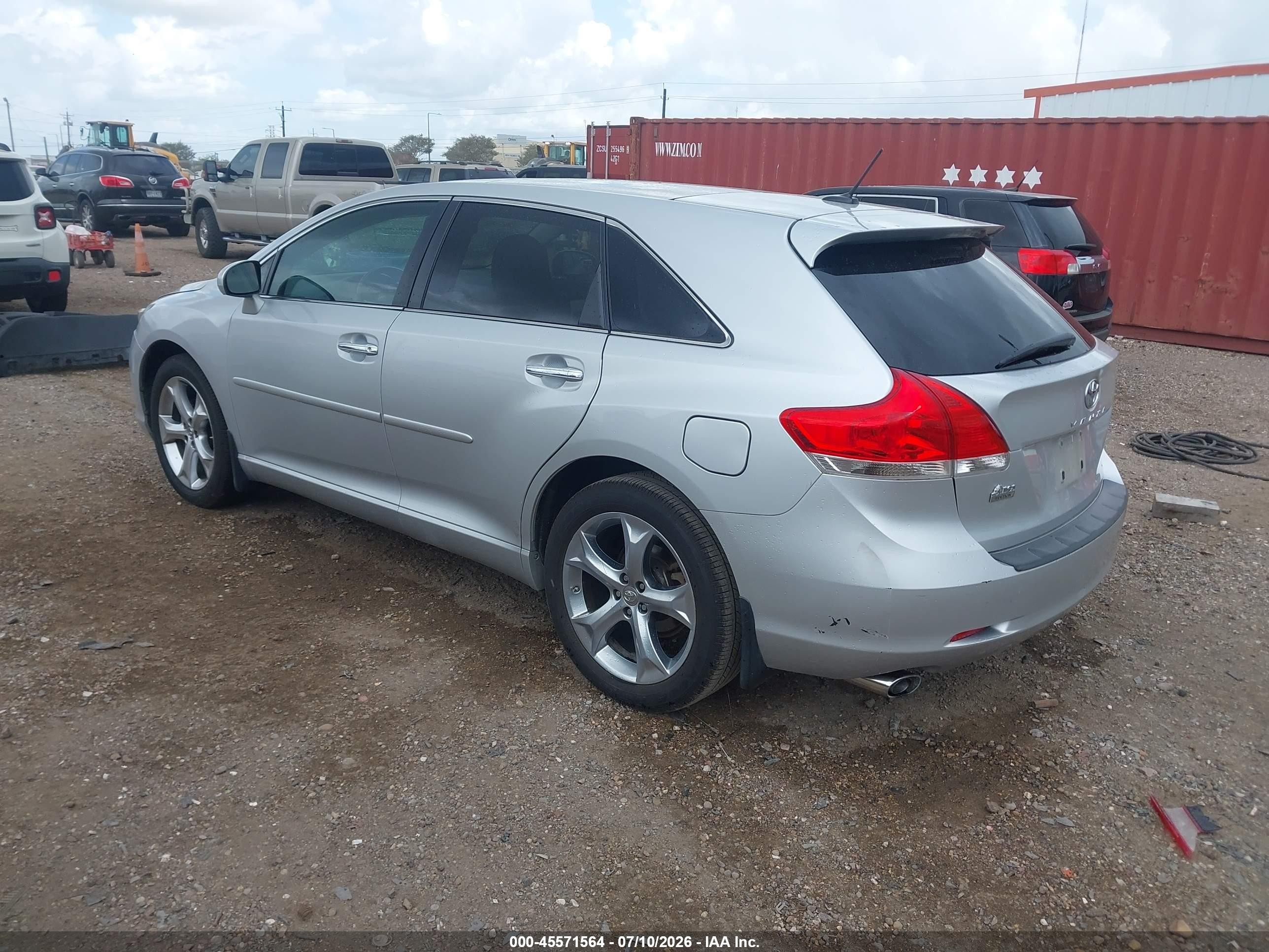 2009 Toyota Venza Base V6 Серебряный vin: 4T3ZK11A39U013655