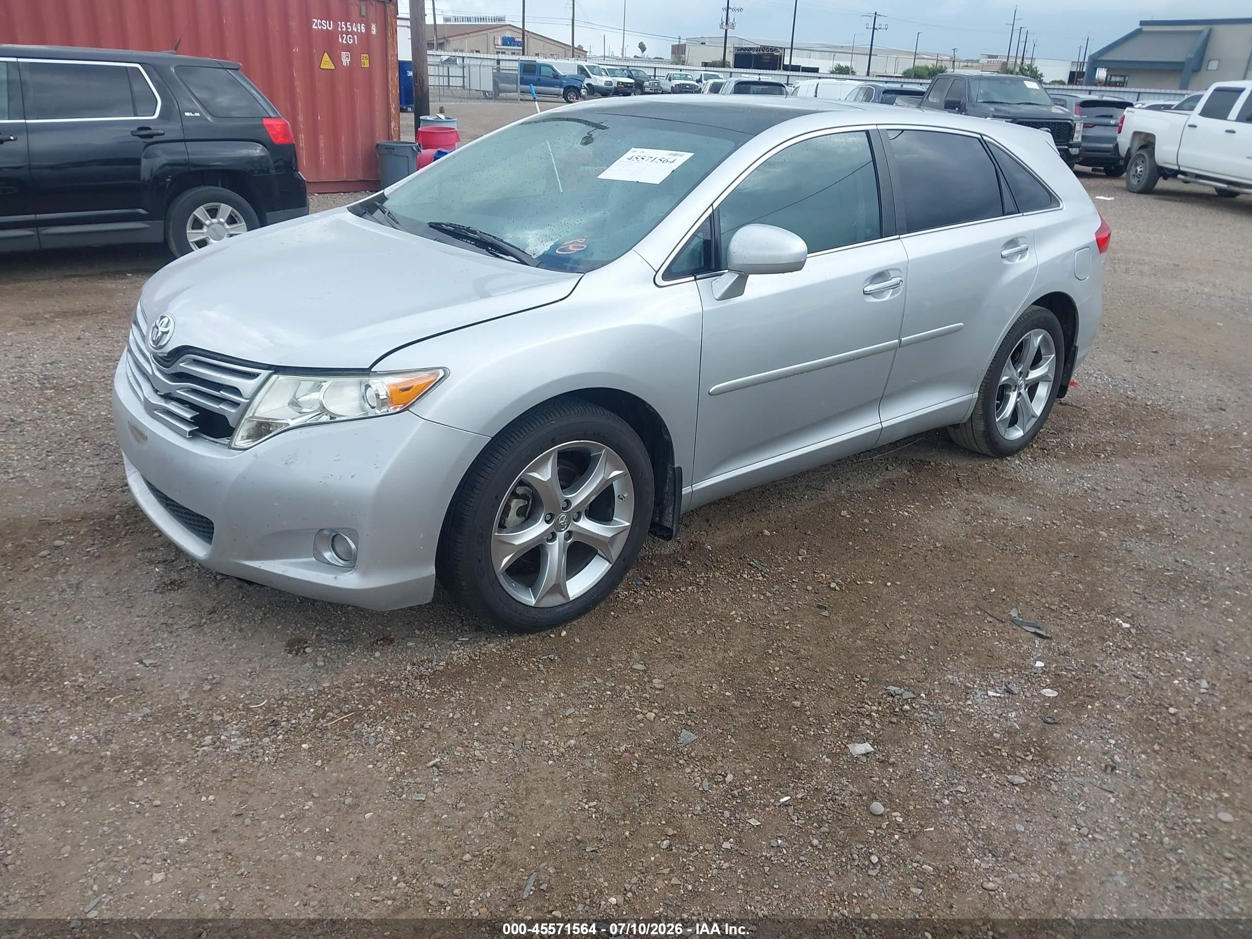 2009 Toyota Venza Base V6 Серебряный vin: 4T3ZK11A39U013655