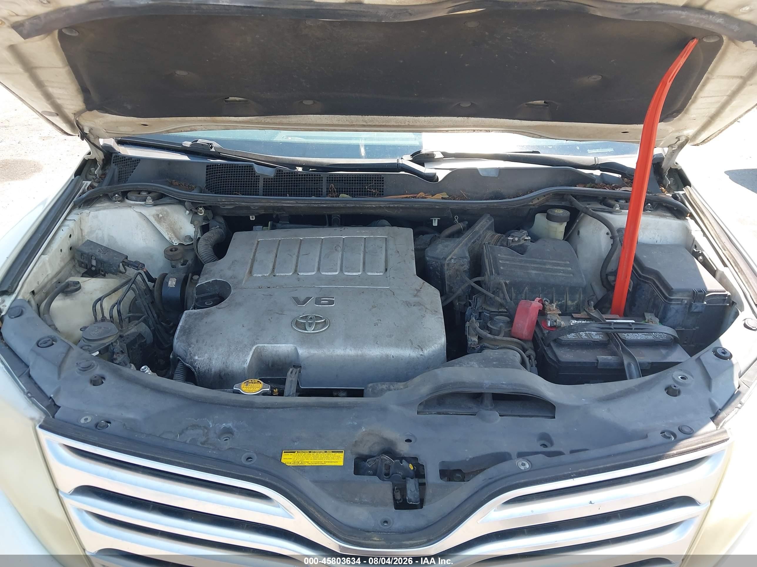 2009 Toyota Venza Base V6 Белый vin: 4T3ZK11A49U001935