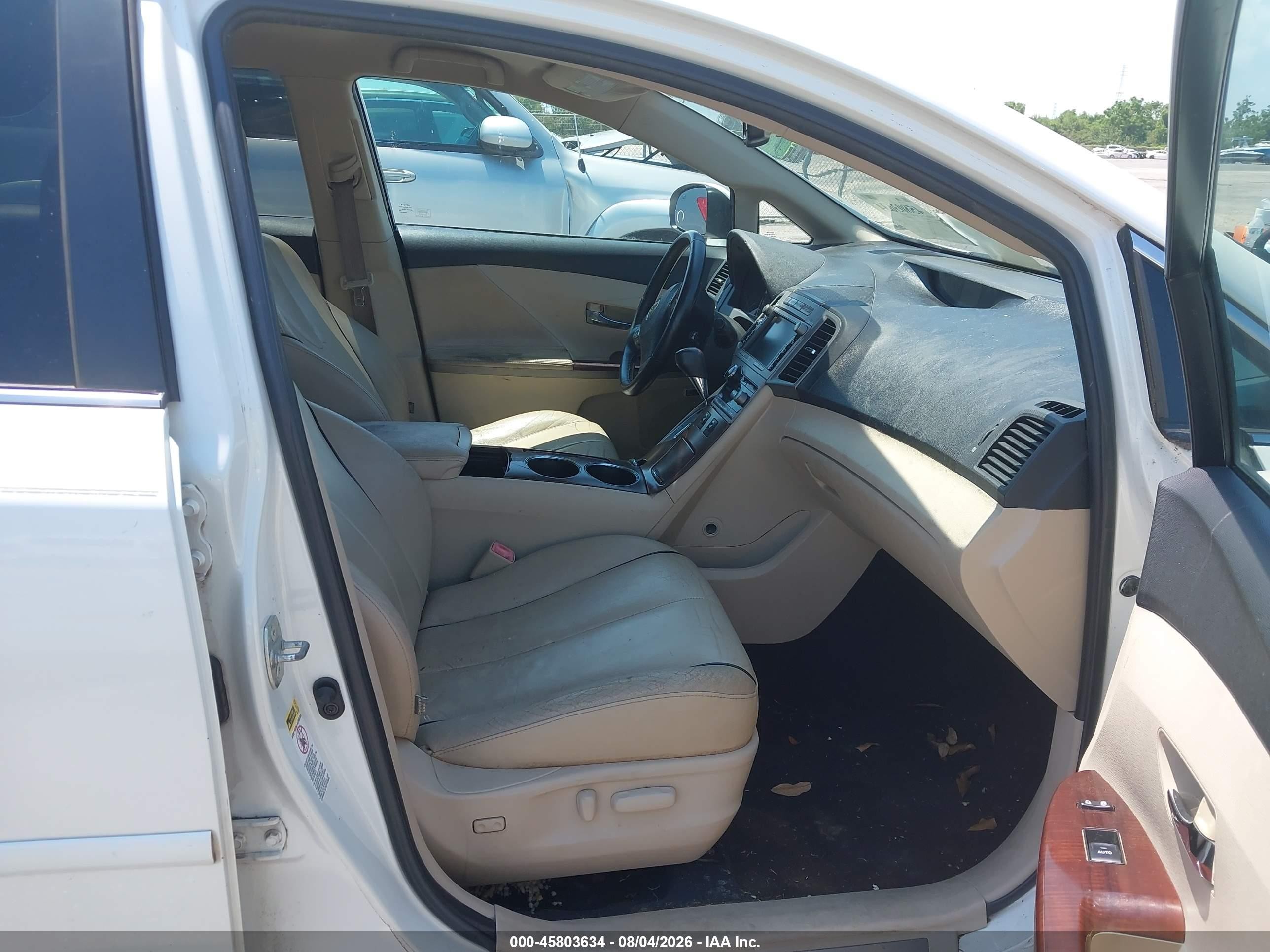 2009 Toyota Venza Base V6 Белый vin: 4T3ZK11A49U001935