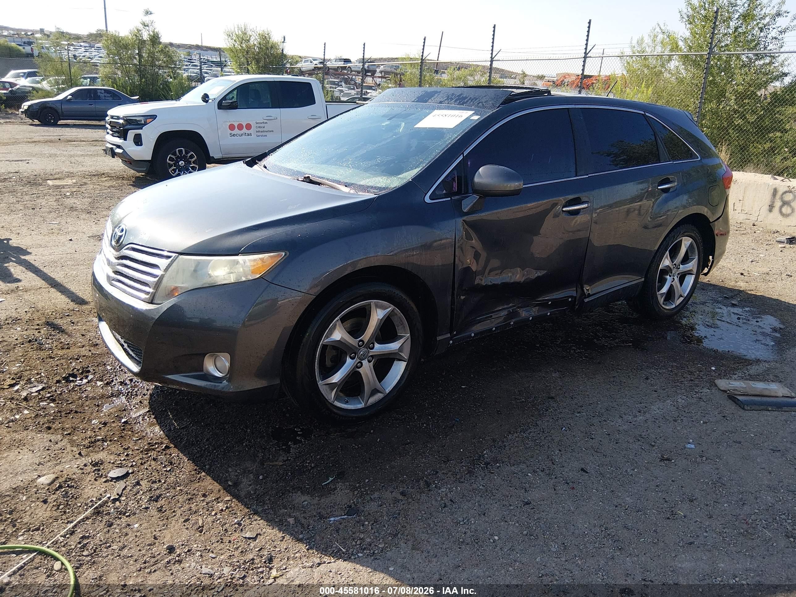 2009 Toyota Venza Base V6 Gray vin: 4T3ZK11A49U006195