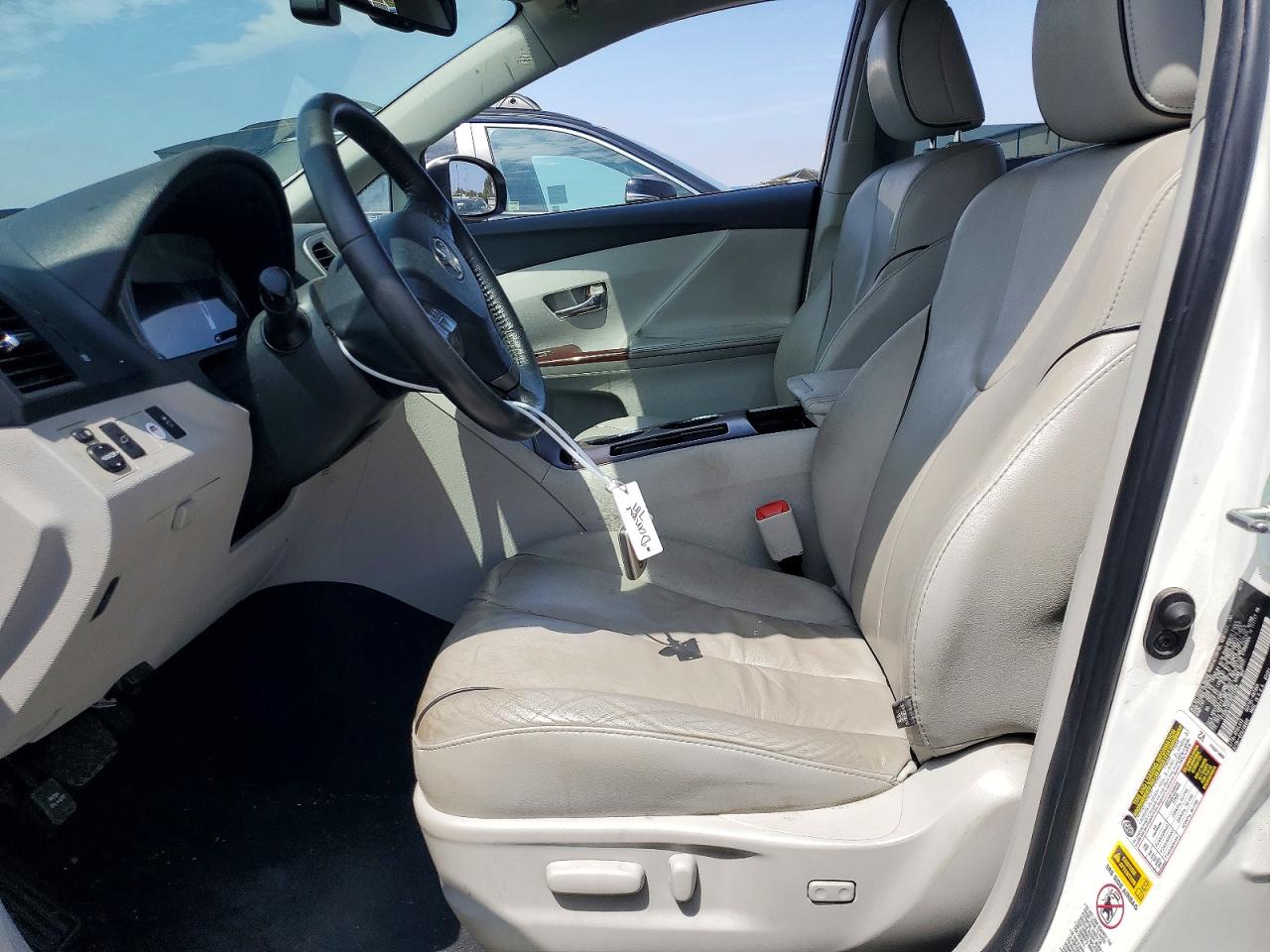 2009 Toyota Venza Fwd V6 White vin: 4T3ZK11A49U013969