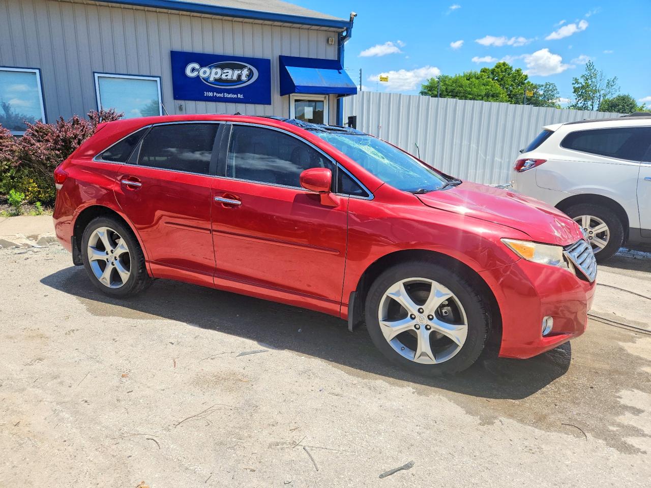 2009 Toyota Venza Fwd V6 Red vin: 4T3ZK11A49U016774