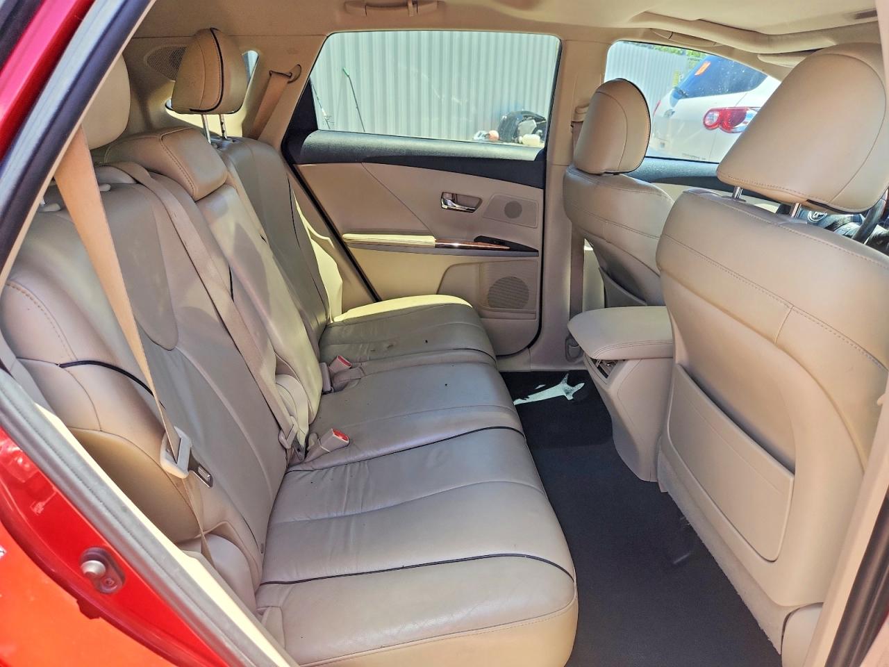 2009 Toyota Venza Fwd V6 Red vin: 4T3ZK11A49U016774