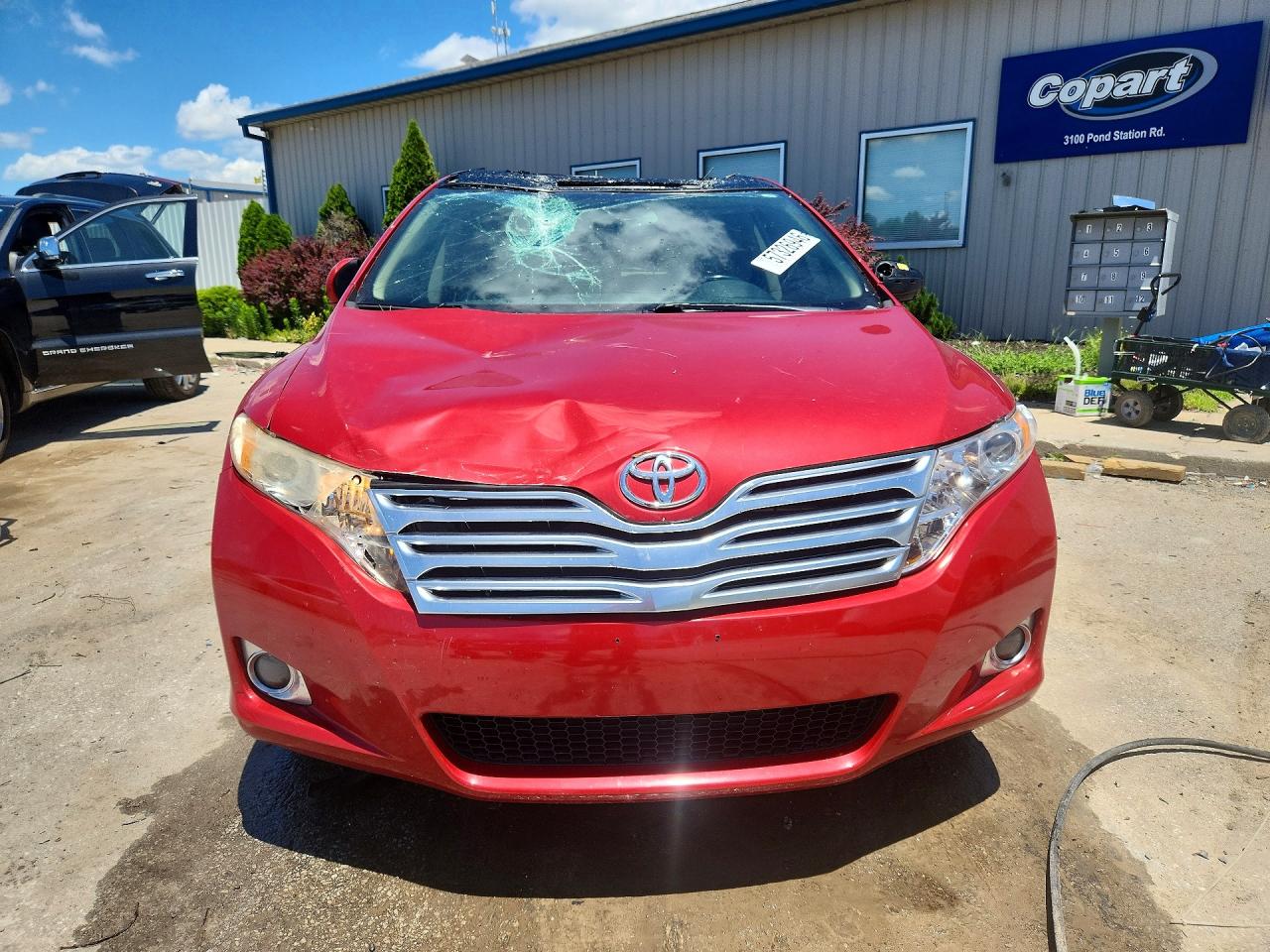 2009 Toyota Venza Fwd V6 Red vin: 4T3ZK11A49U016774