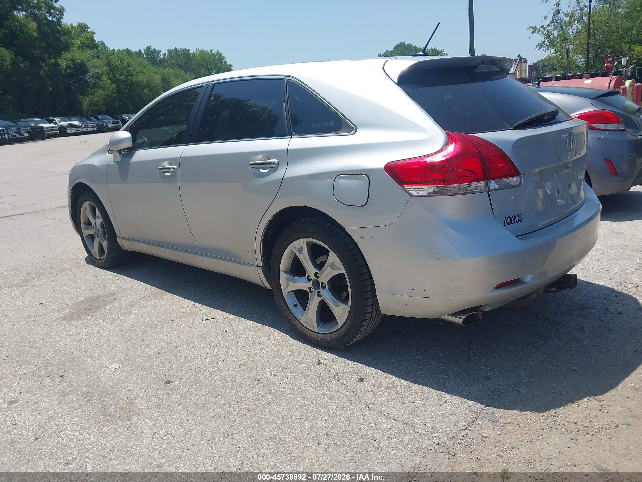 2009 Toyota Venza Base V6 Silver vin: 4T3ZK11A59U004939