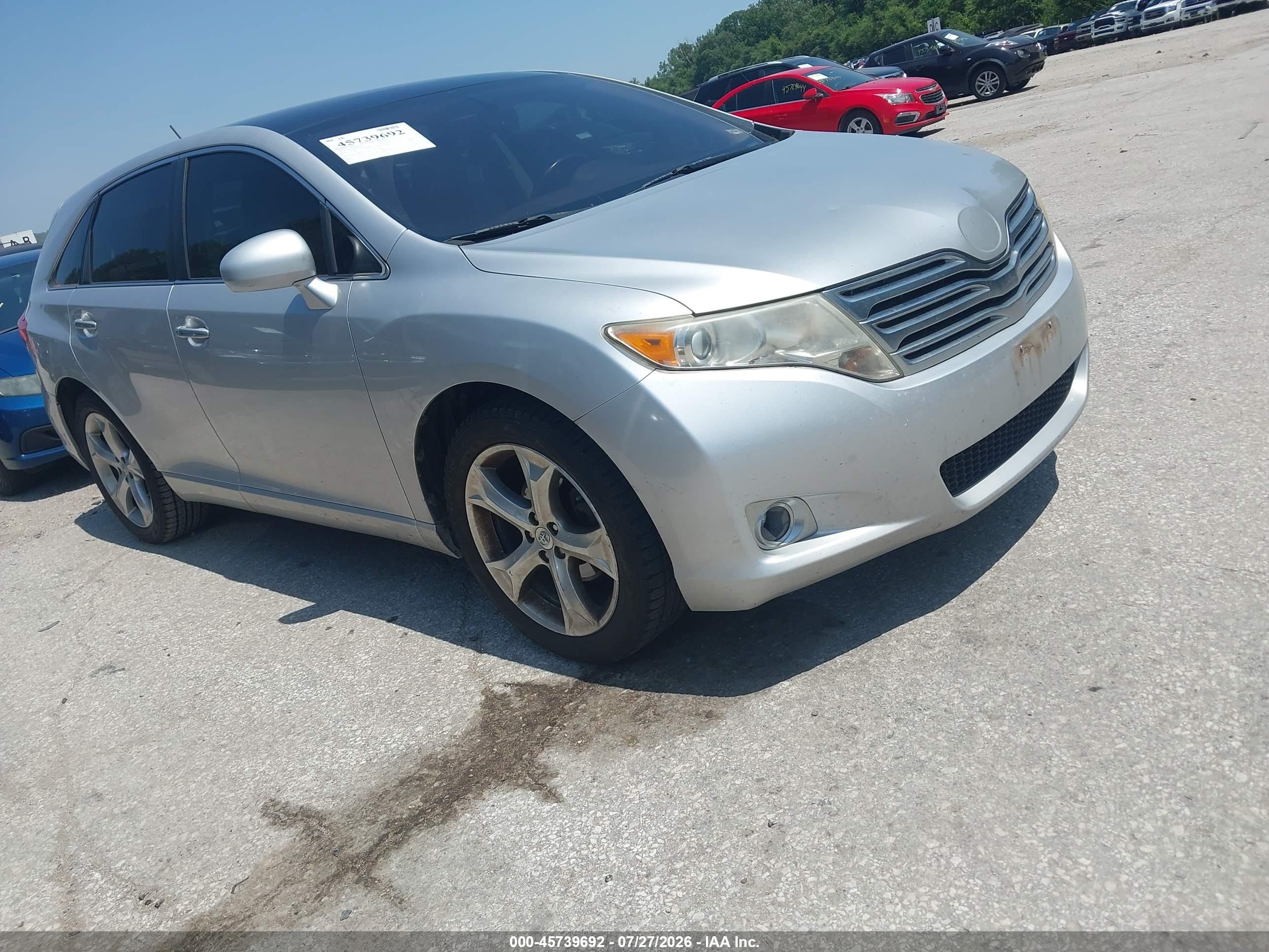 2009 Toyota Venza Base V6 Silver vin: 4T3ZK11A59U004939