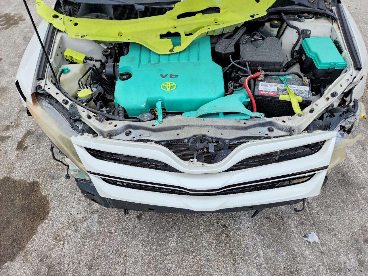2009 Toyota Venza Fwd V6 Белый vin: 4T3ZK11A59U015701