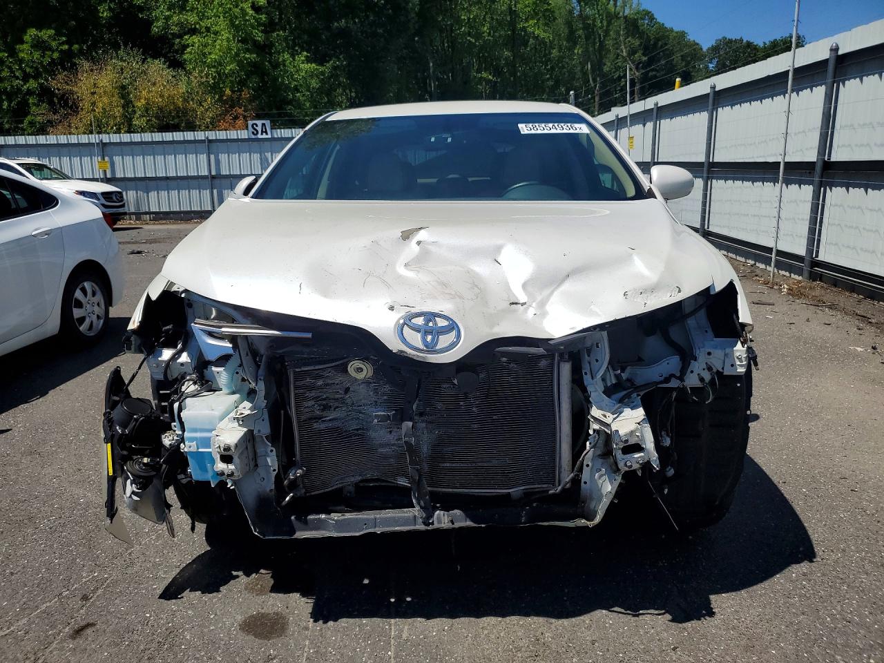 2009 Toyota Venza Fwd V6 White vin: 4T3ZK11A79U003744