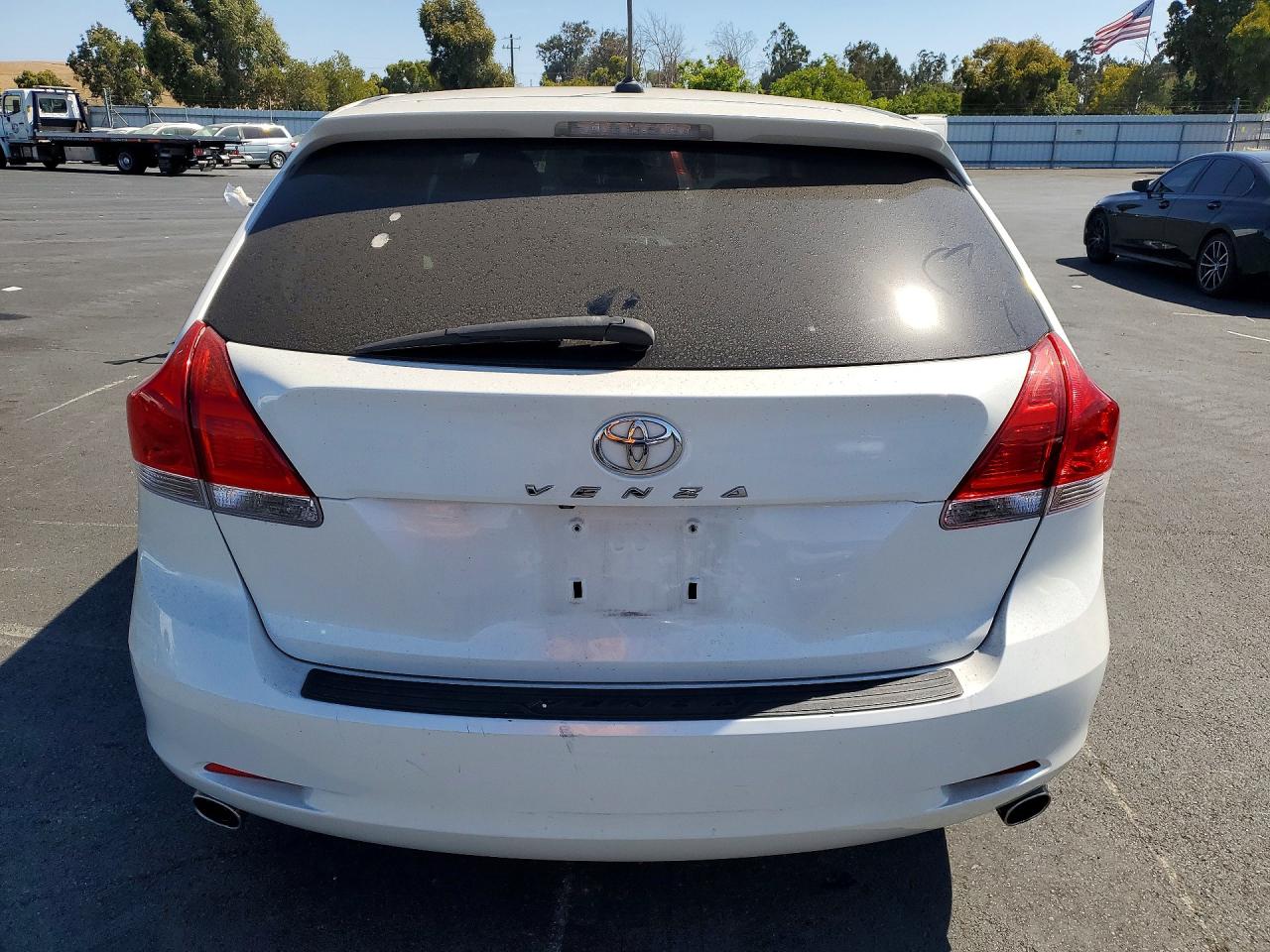 2009 Toyota Venza Fwd V6 White vin: 4T3ZK11A79U004232