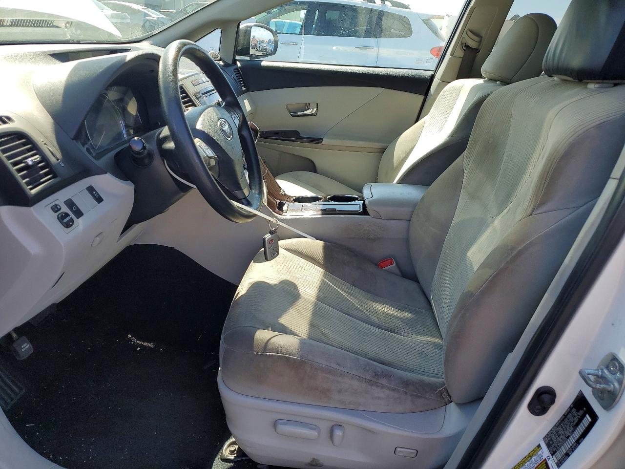2009 Toyota Venza Fwd V6 White vin: 4T3ZK11A79U004232