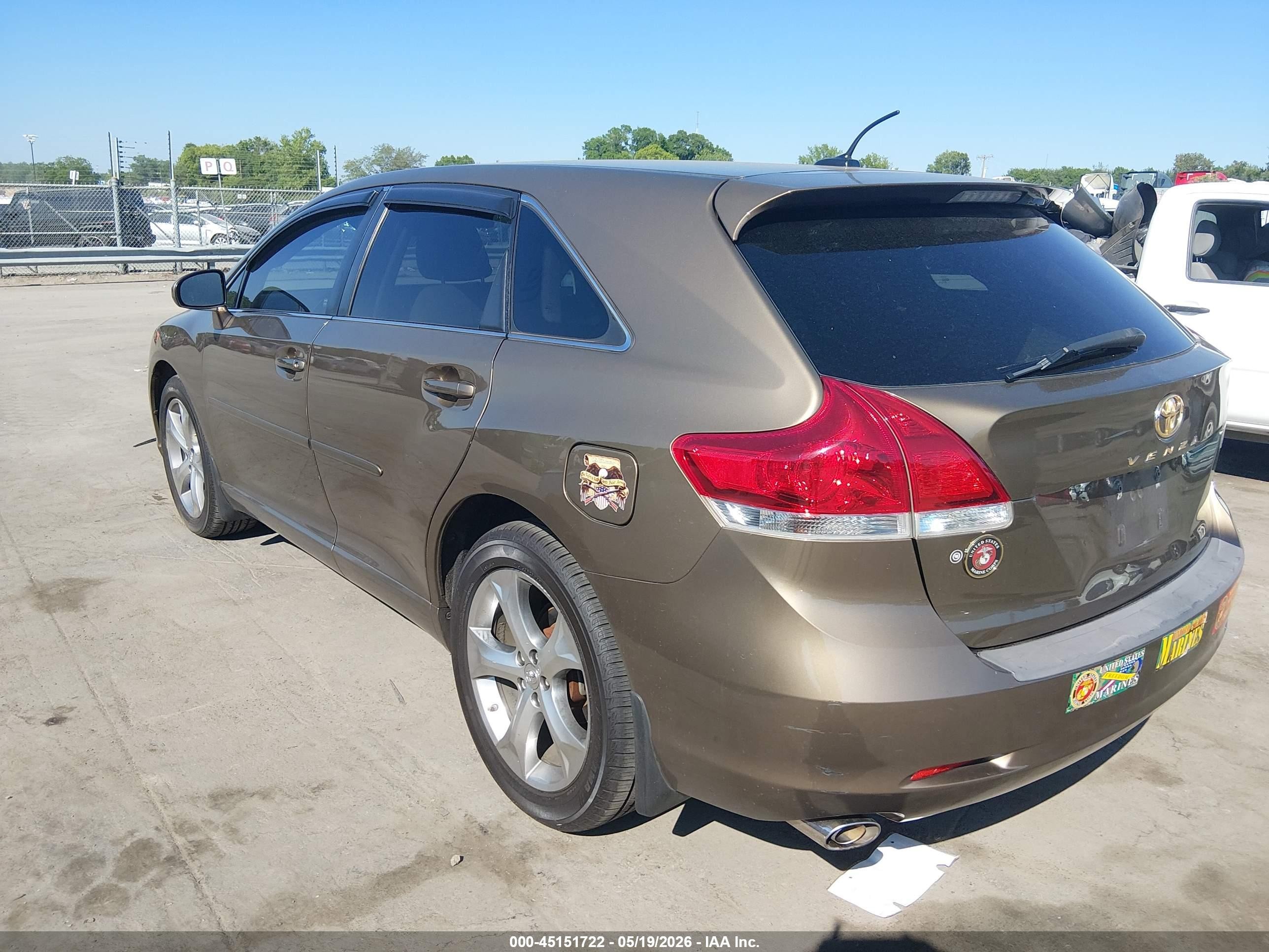 2009 Toyota Venza Base V6 Gold vin: 4T3ZK11A79U004442