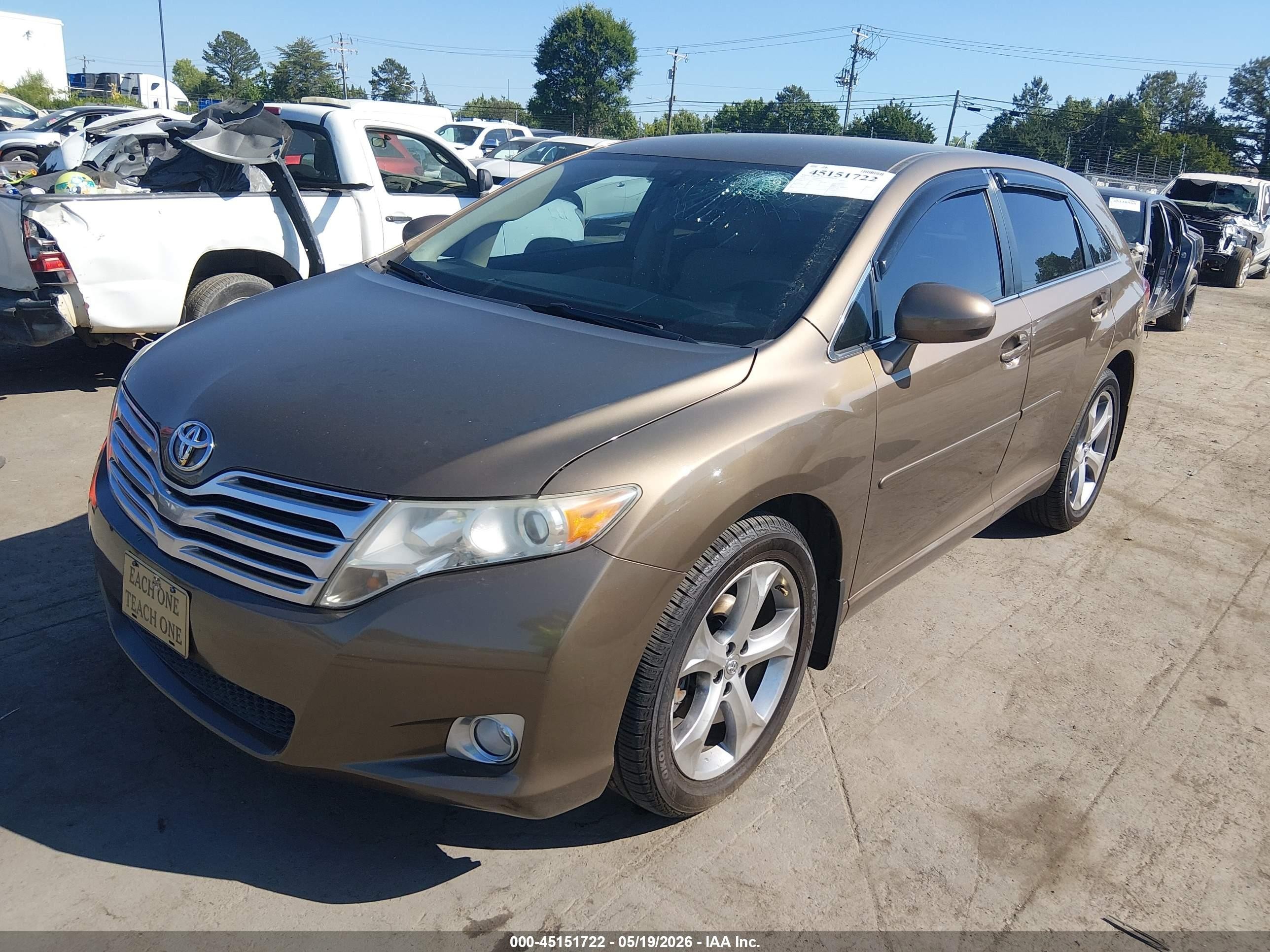 2009 Toyota Venza Base V6 Gold vin: 4T3ZK11A79U004442