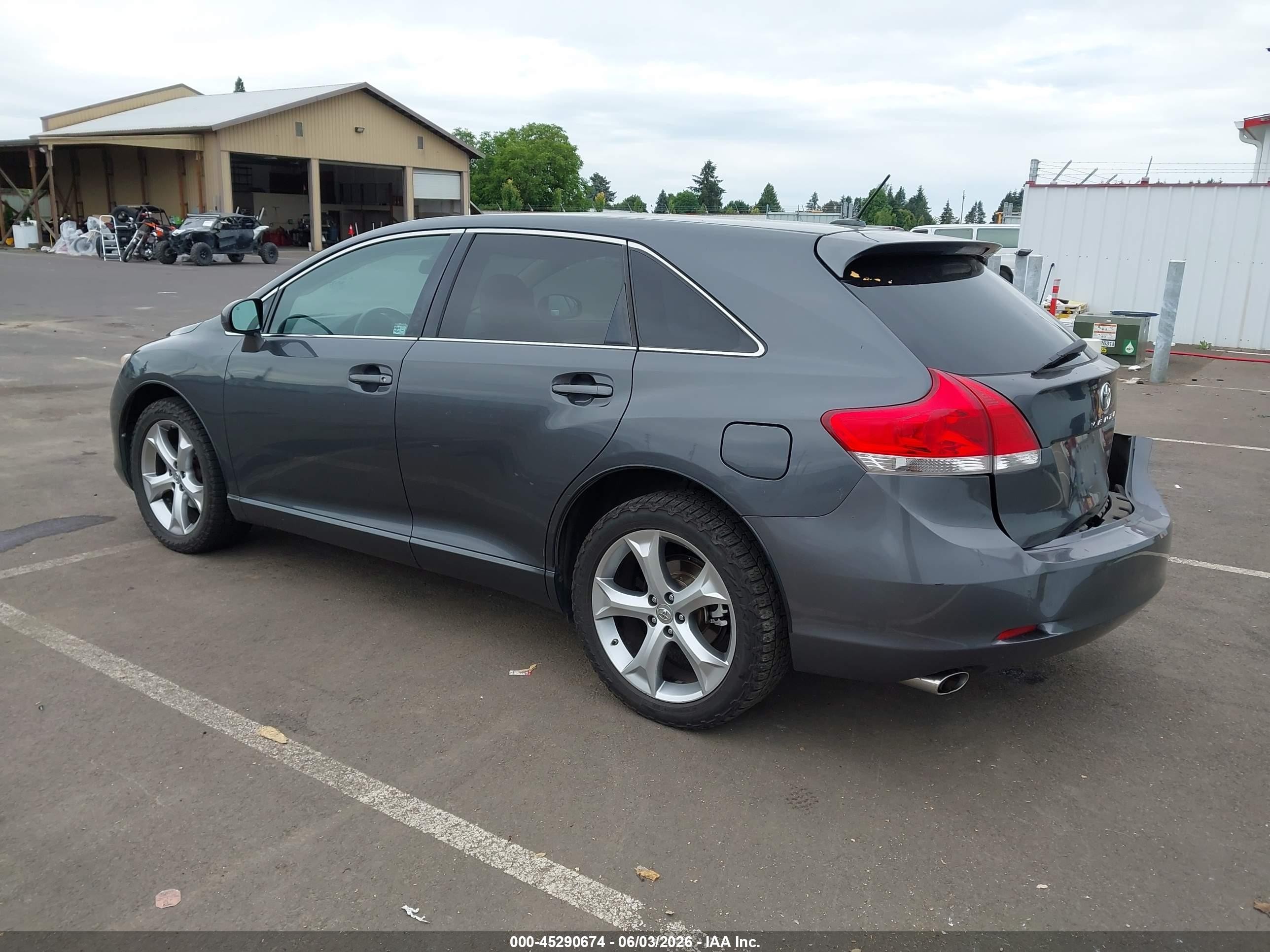 2009 Toyota Venza Base V6 Gray vin: 4T3ZK11A89U001601