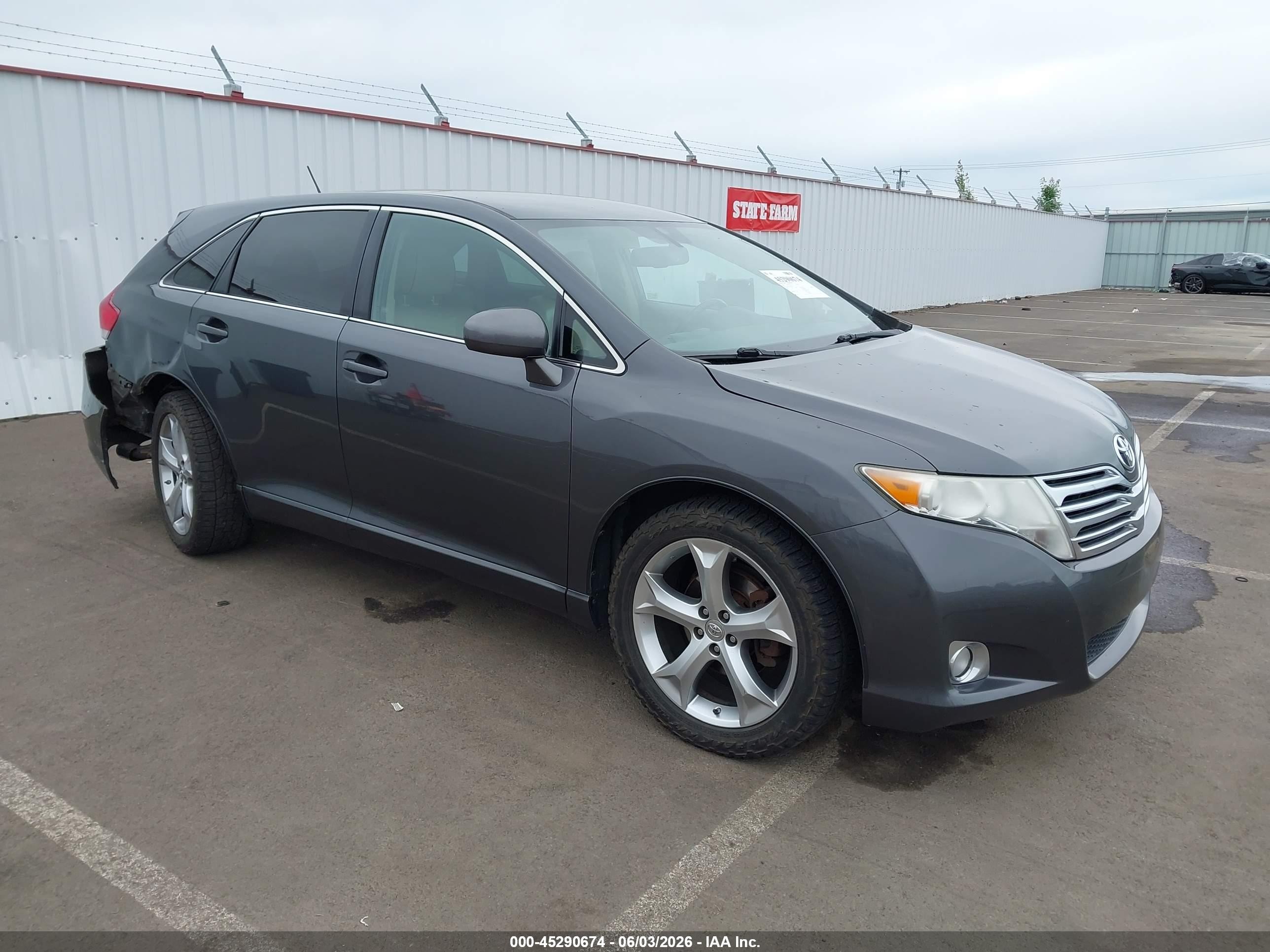 2009 Toyota Venza Base V6 Gray vin: 4T3ZK11A89U001601