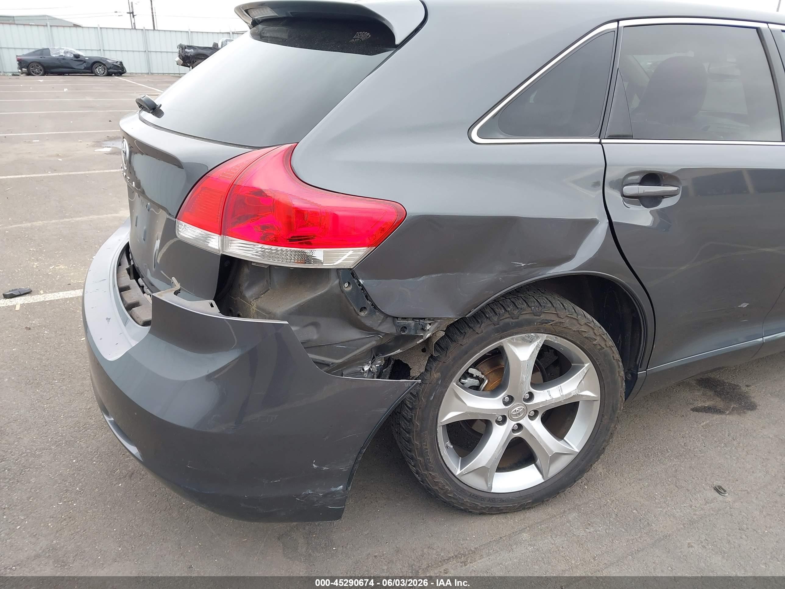 2009 Toyota Venza Base V6 Gray vin: 4T3ZK11A89U001601
