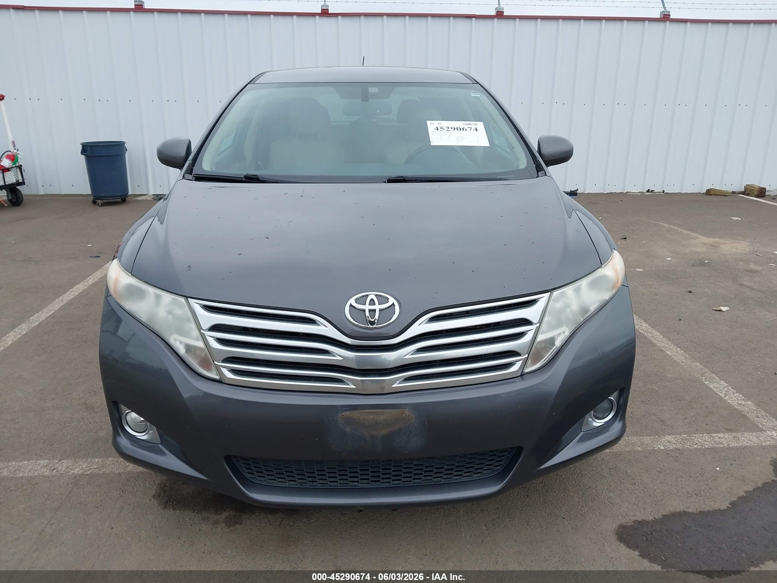 2009 Toyota Venza Base V6 Gray vin: 4T3ZK11A89U001601