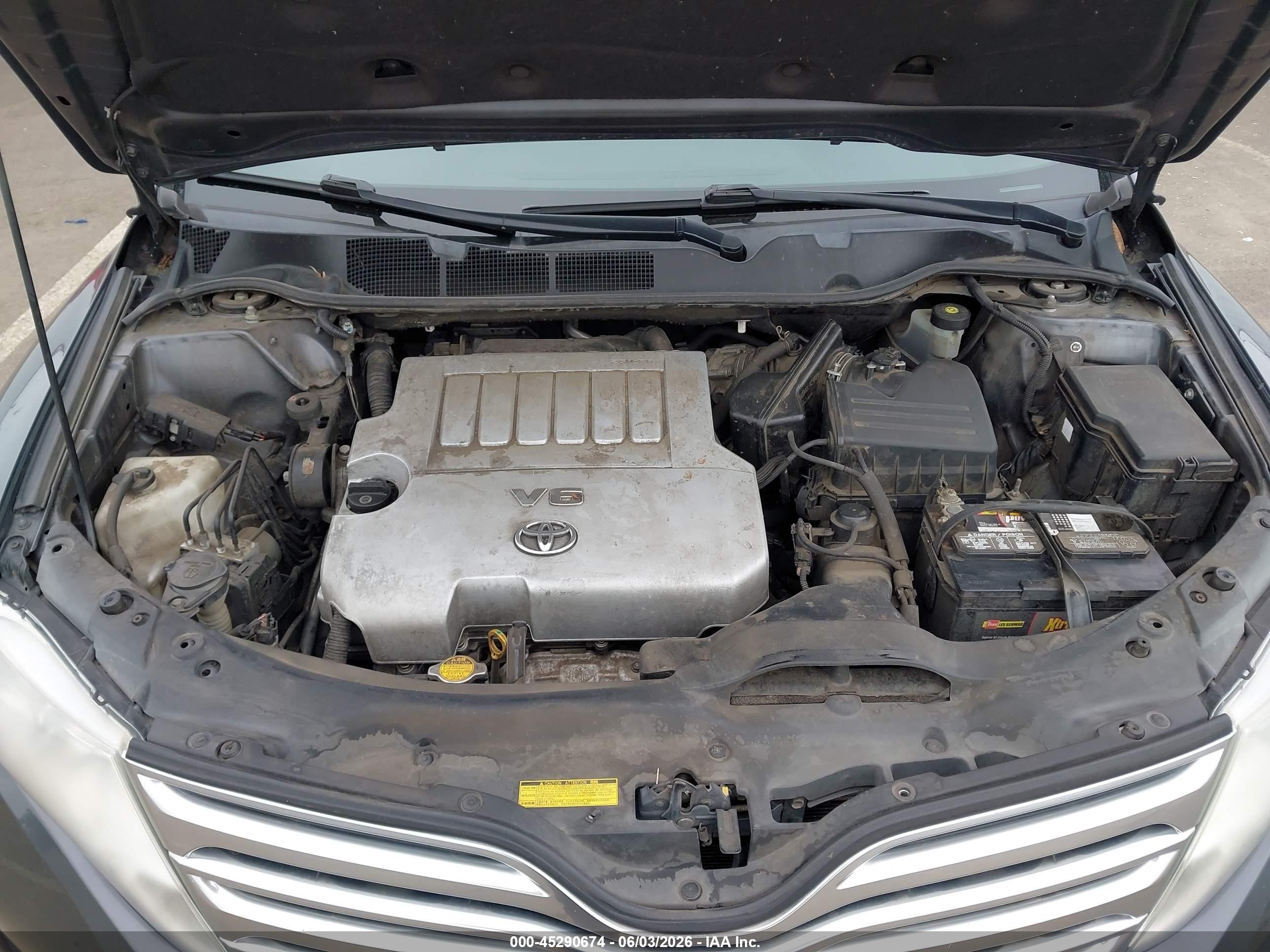 2009 Toyota Venza Base V6 Gray vin: 4T3ZK11A89U001601