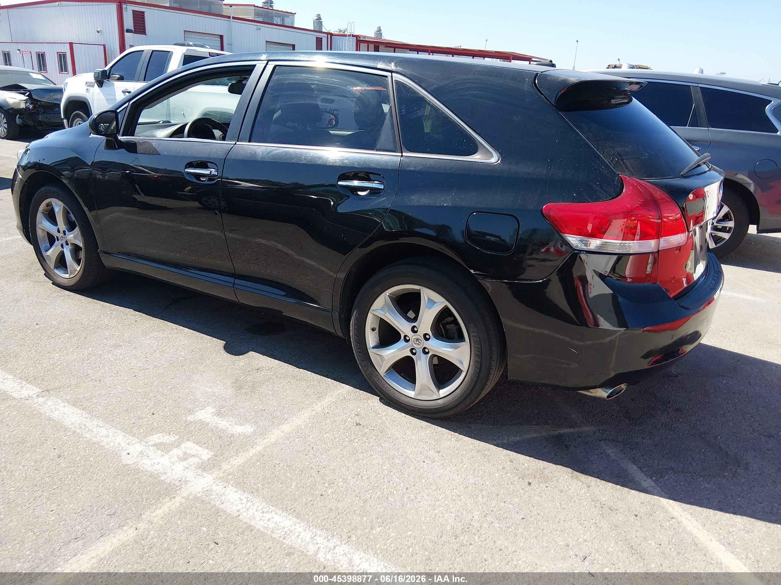 2009 Toyota Venza Base V6 Black vin: 4T3ZK11A89U002473