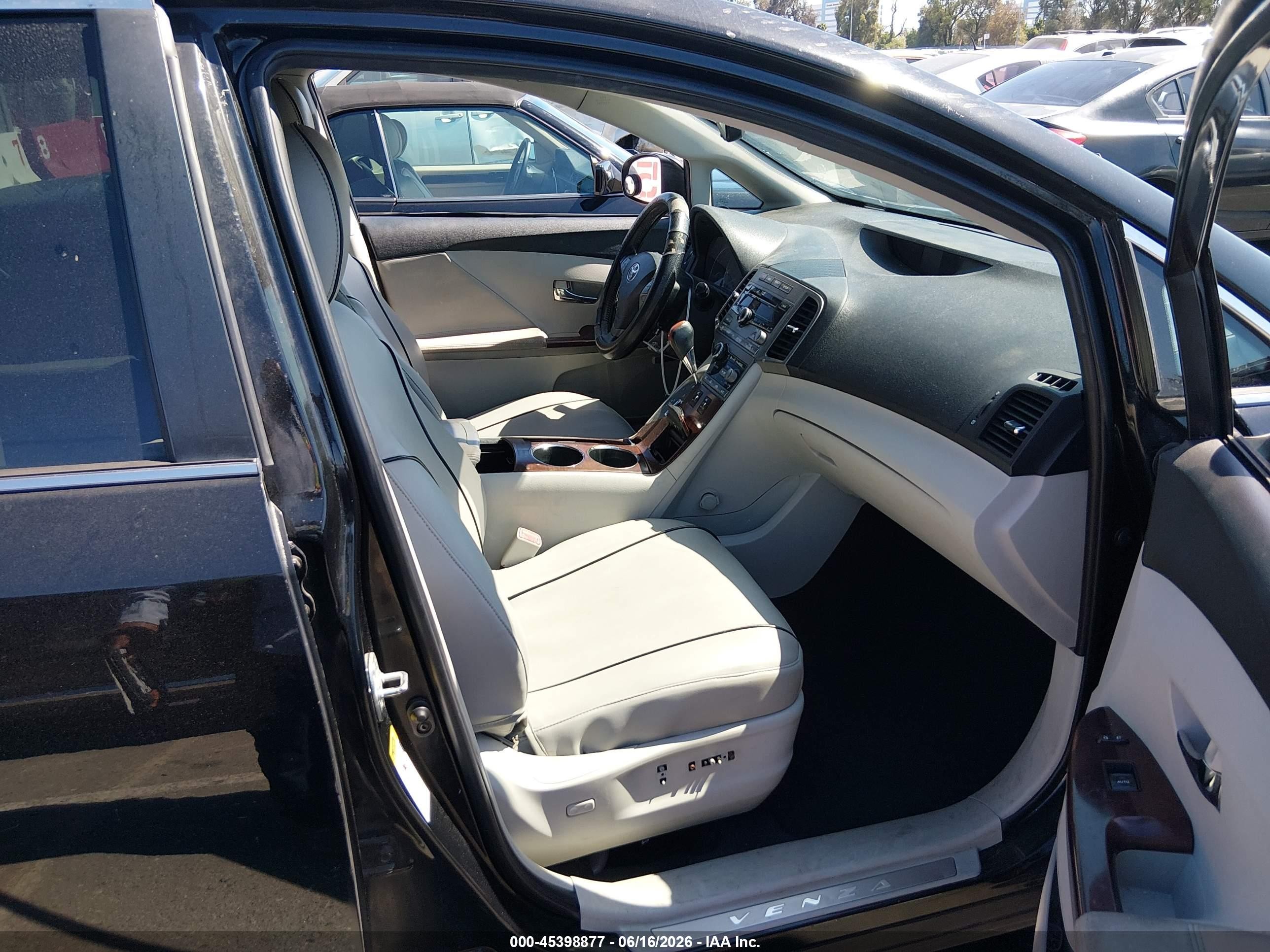 2009 Toyota Venza Base V6 Black vin: 4T3ZK11A89U002473