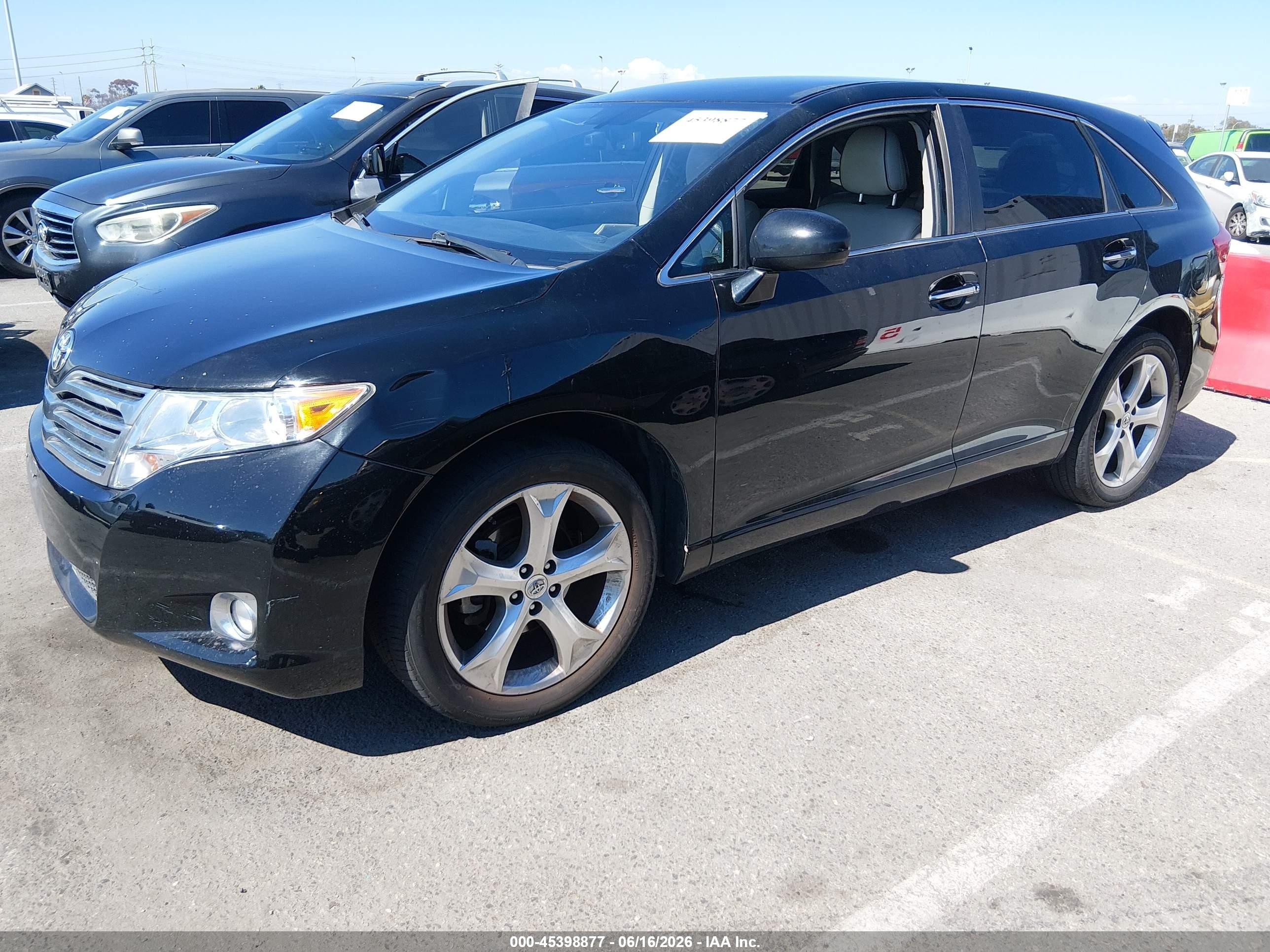 2009 Toyota Venza Base V6 Black vin: 4T3ZK11A89U002473