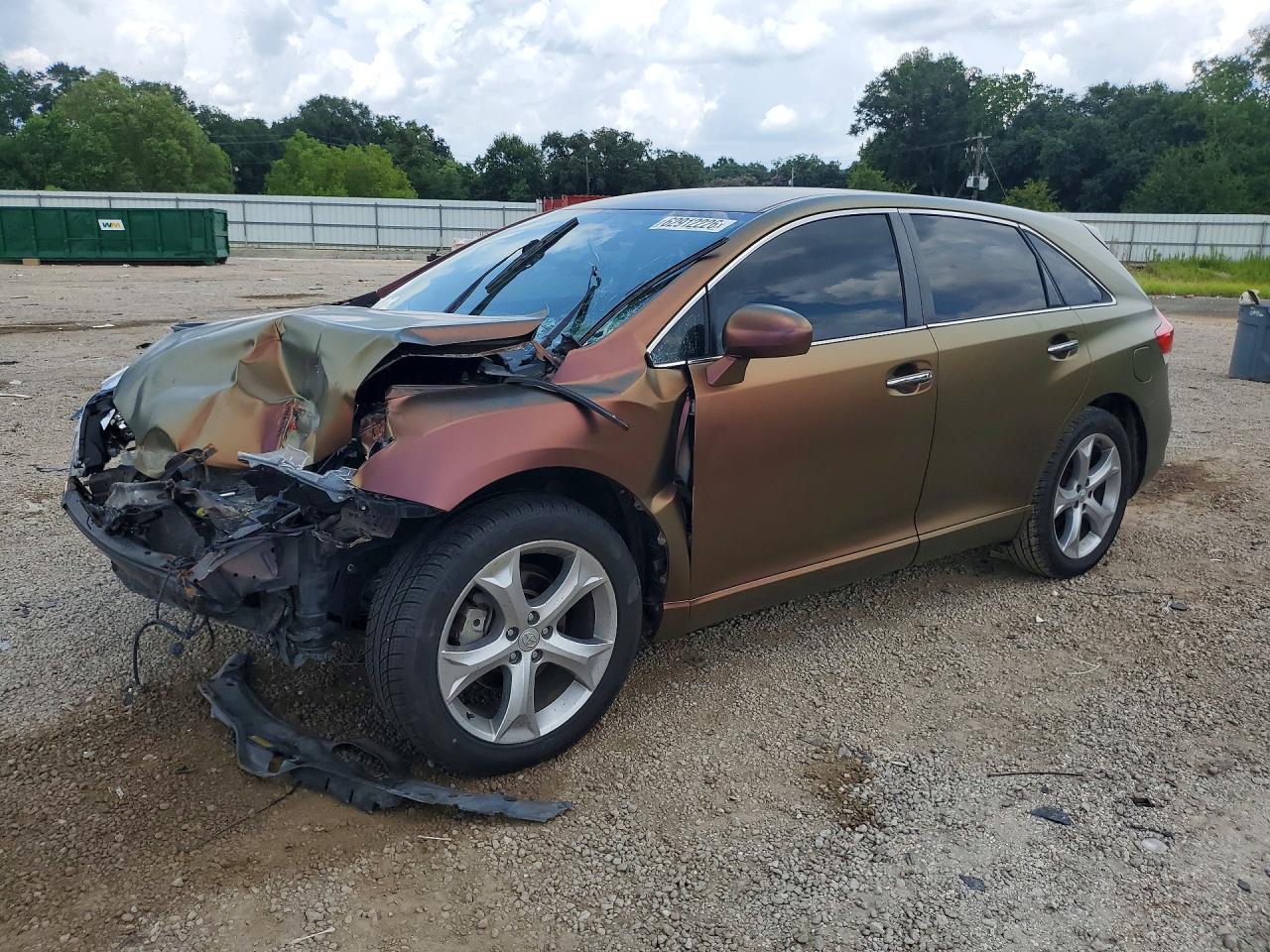 2009 Toyota Venza Fwd V6 Maroon vin: 4T3ZK11A89U005826