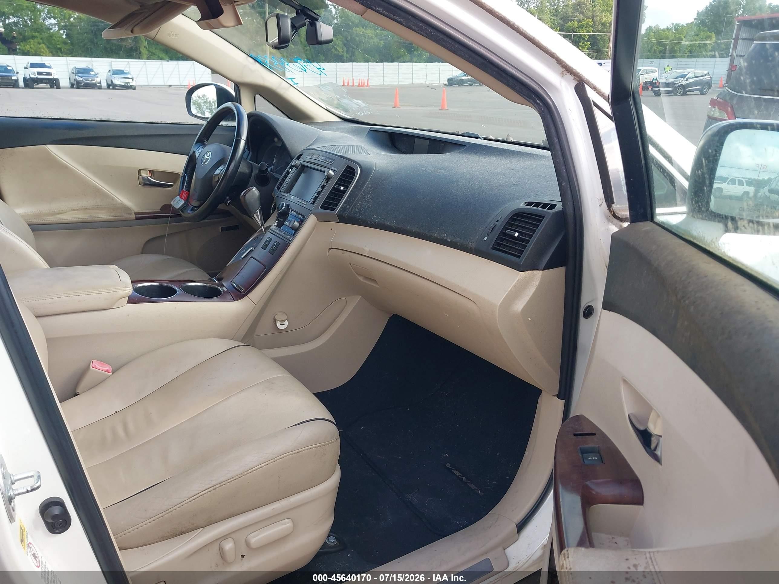 2009 Toyota Venza Base V6 White vin: 4T3ZK11A89U011268
