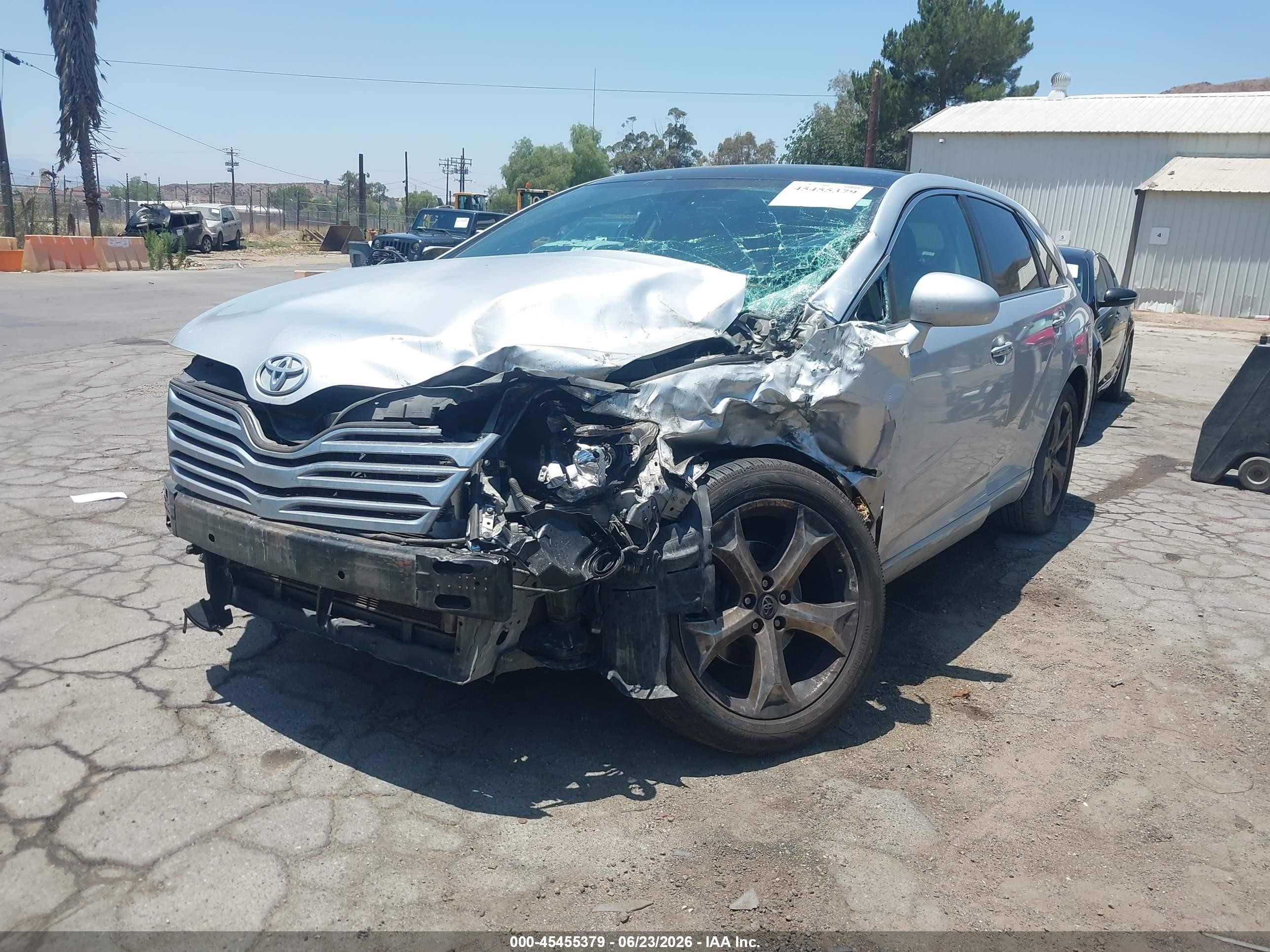 2009 Toyota Venza Base V6 Silver vin: 4T3ZK11A89U013201