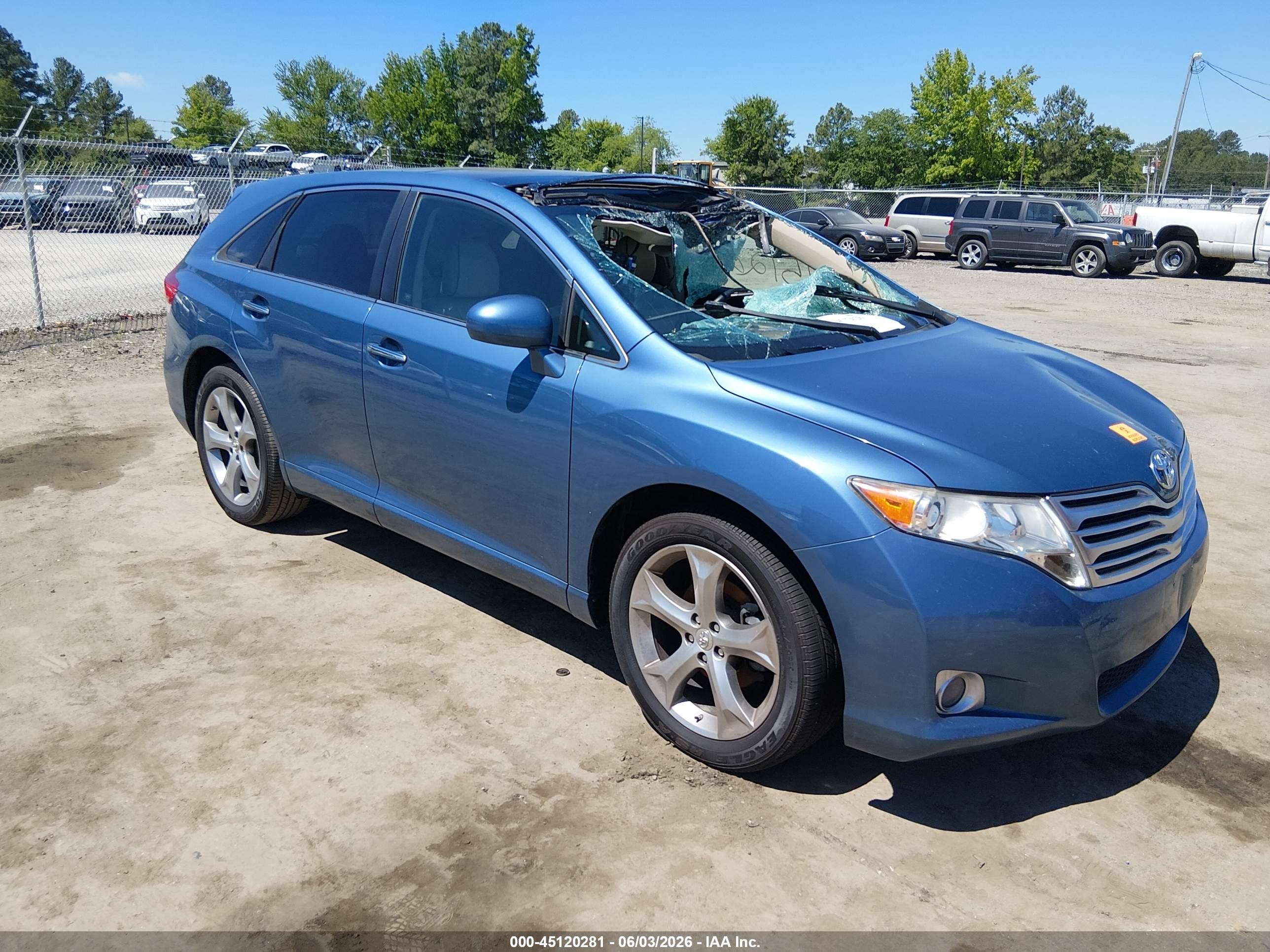 2009 Toyota Venza Base V6 Blue vin: 4T3ZK11A89U013568