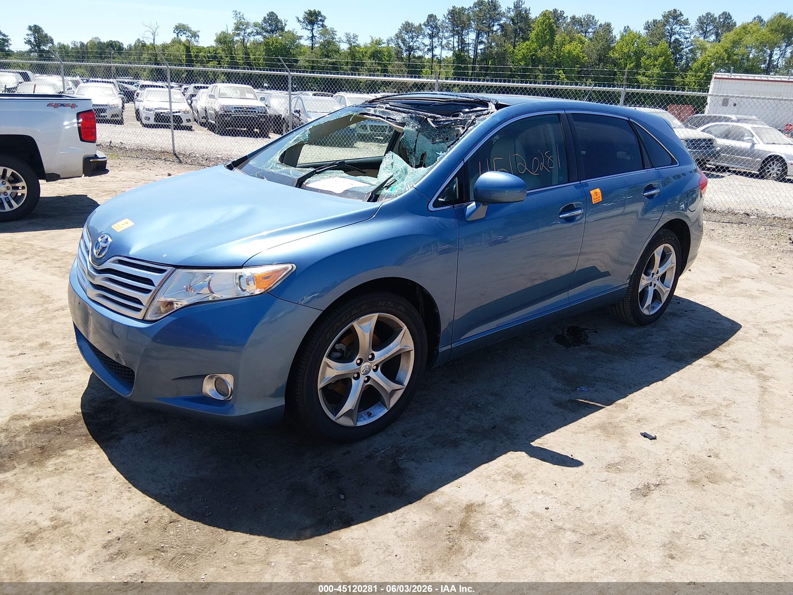 2009 Toyota Venza Base V6 Blue vin: 4T3ZK11A89U013568
