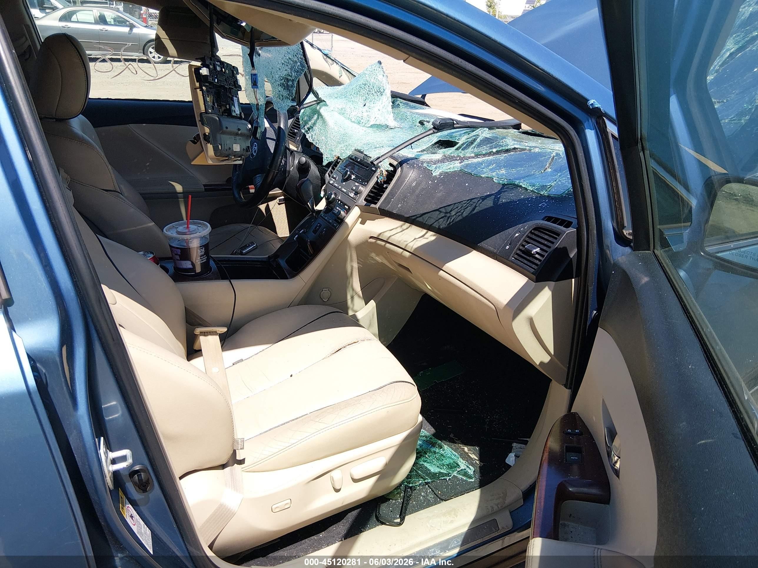 2009 Toyota Venza Base V6 Blue vin: 4T3ZK11A89U013568