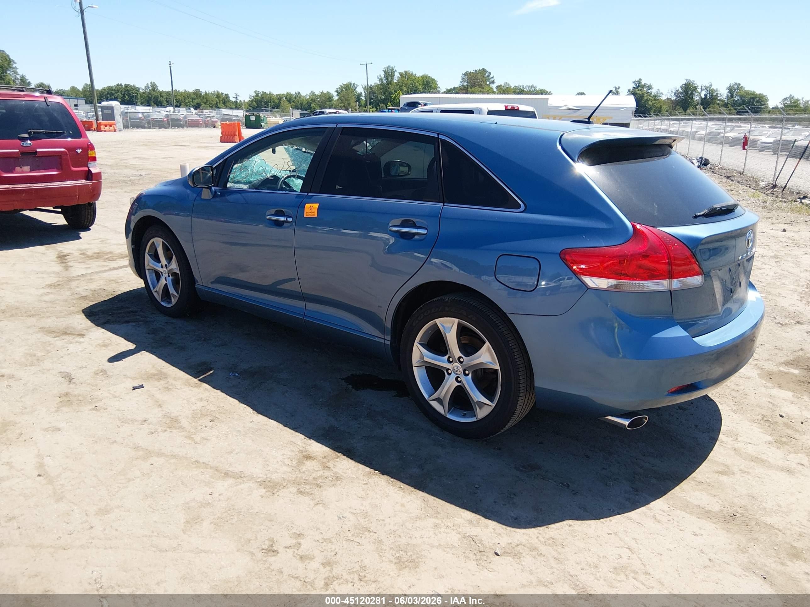 2009 Toyota Venza Base V6 Blue vin: 4T3ZK11A89U013568