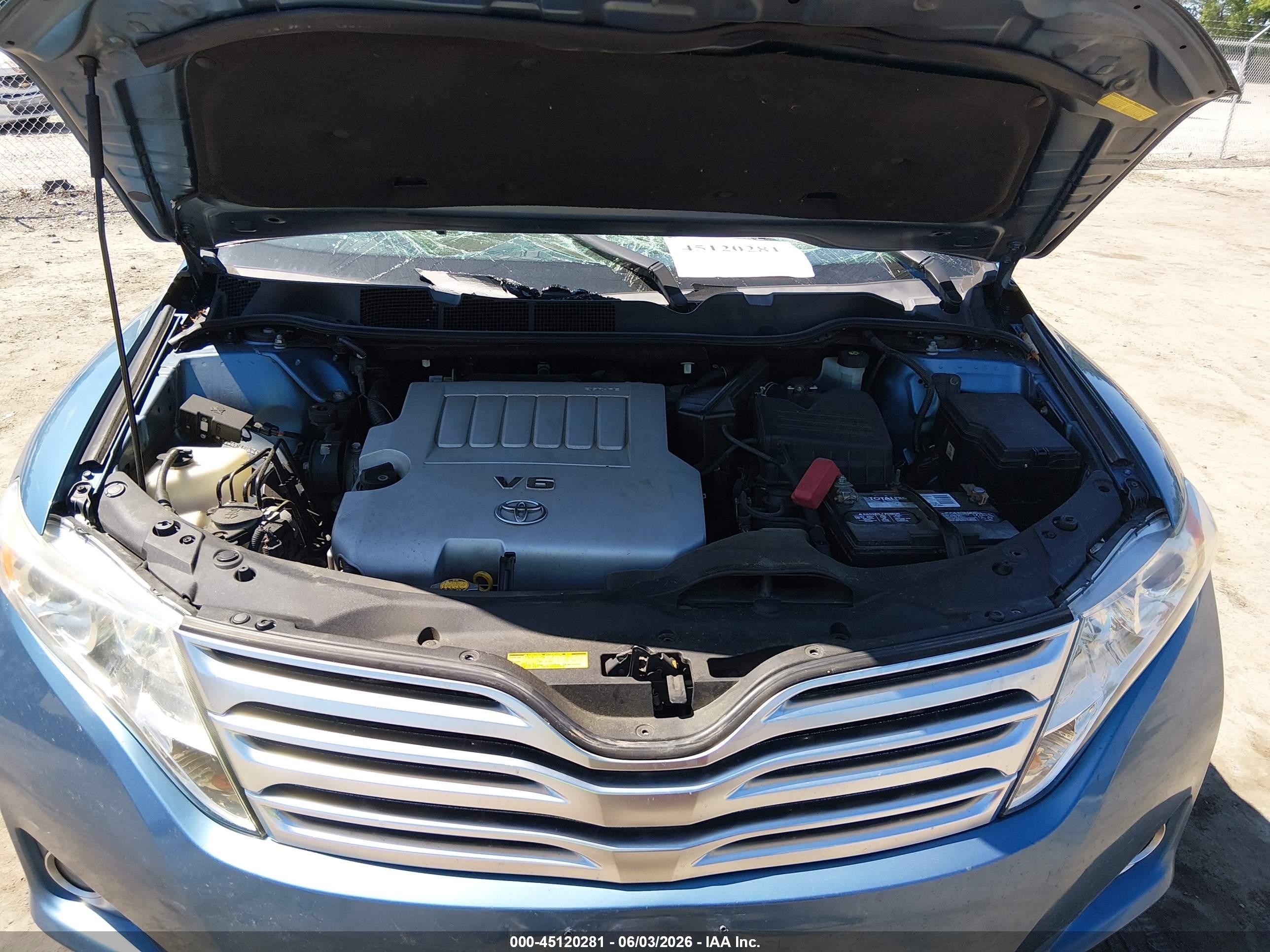 2009 Toyota Venza Base V6 Blue vin: 4T3ZK11A89U013568