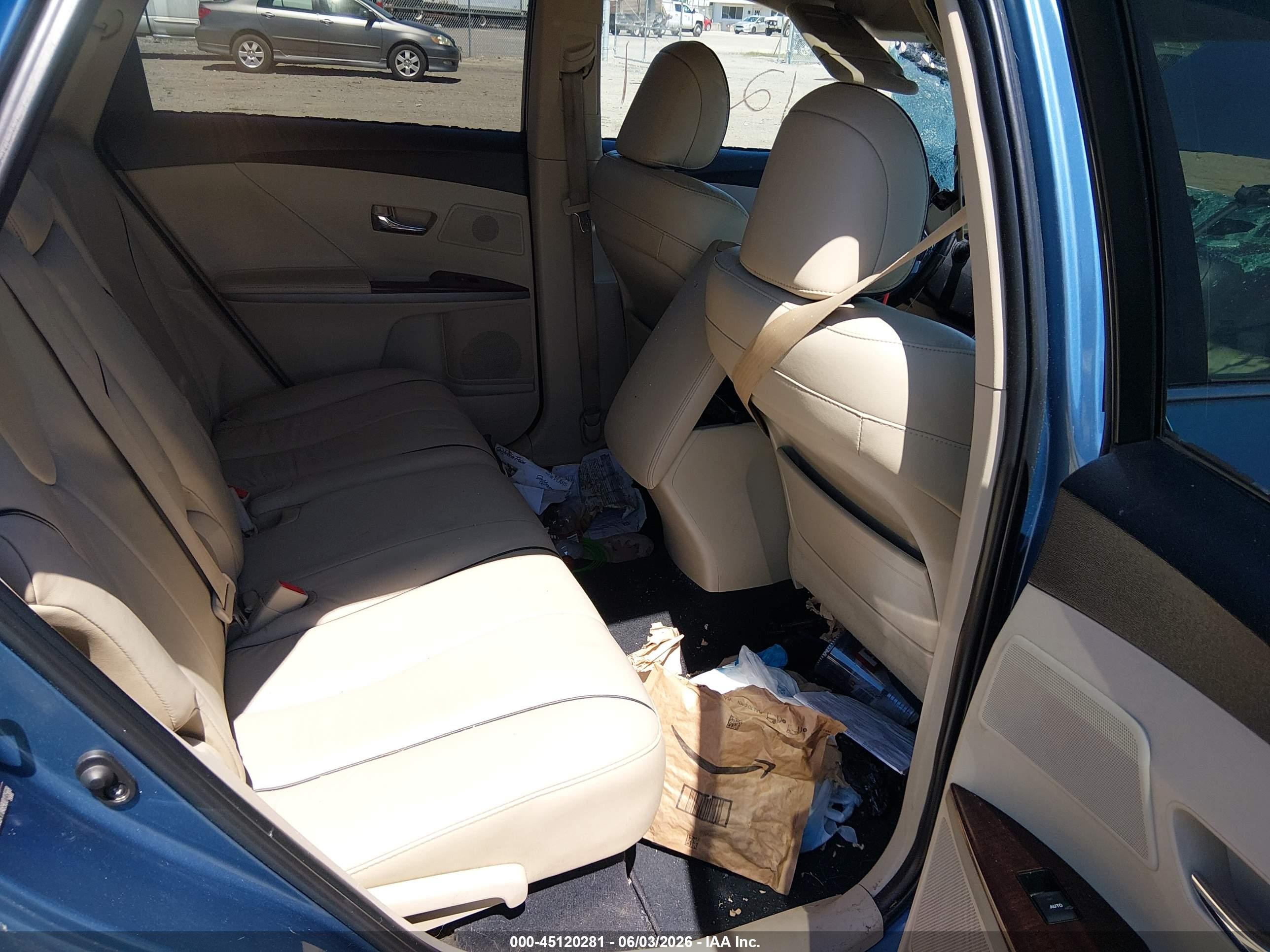 2009 Toyota Venza Base V6 Blue vin: 4T3ZK11A89U013568