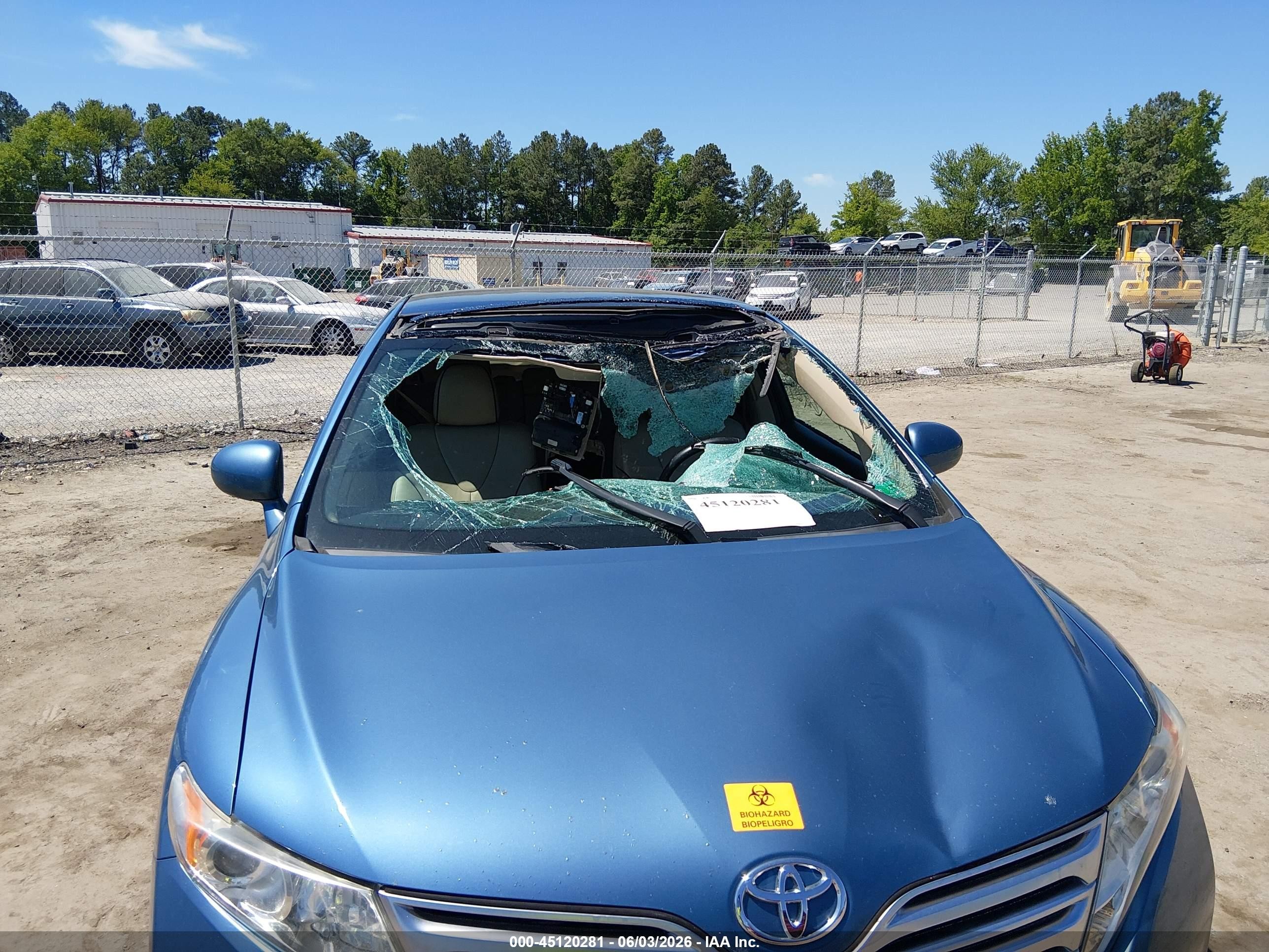 2009 Toyota Venza Base V6 Blue vin: 4T3ZK11A89U013568