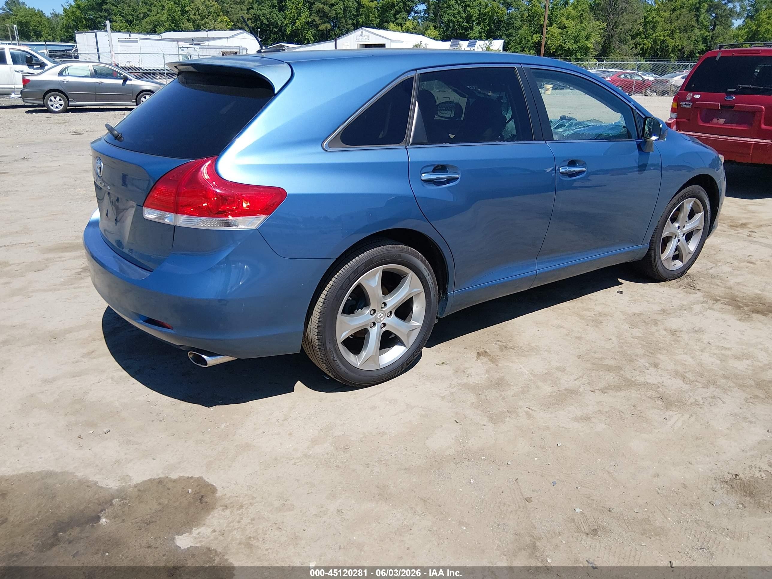 2009 Toyota Venza Base V6 Blue vin: 4T3ZK11A89U013568