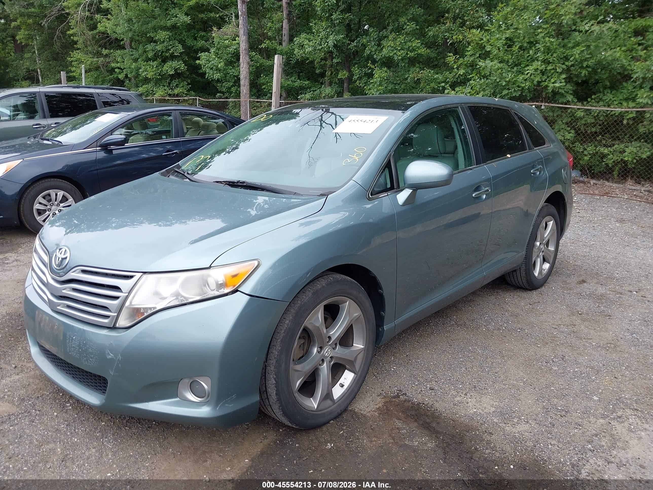 2009 Toyota Venza Base V6 Green vin: 4T3ZK11A89U017460
