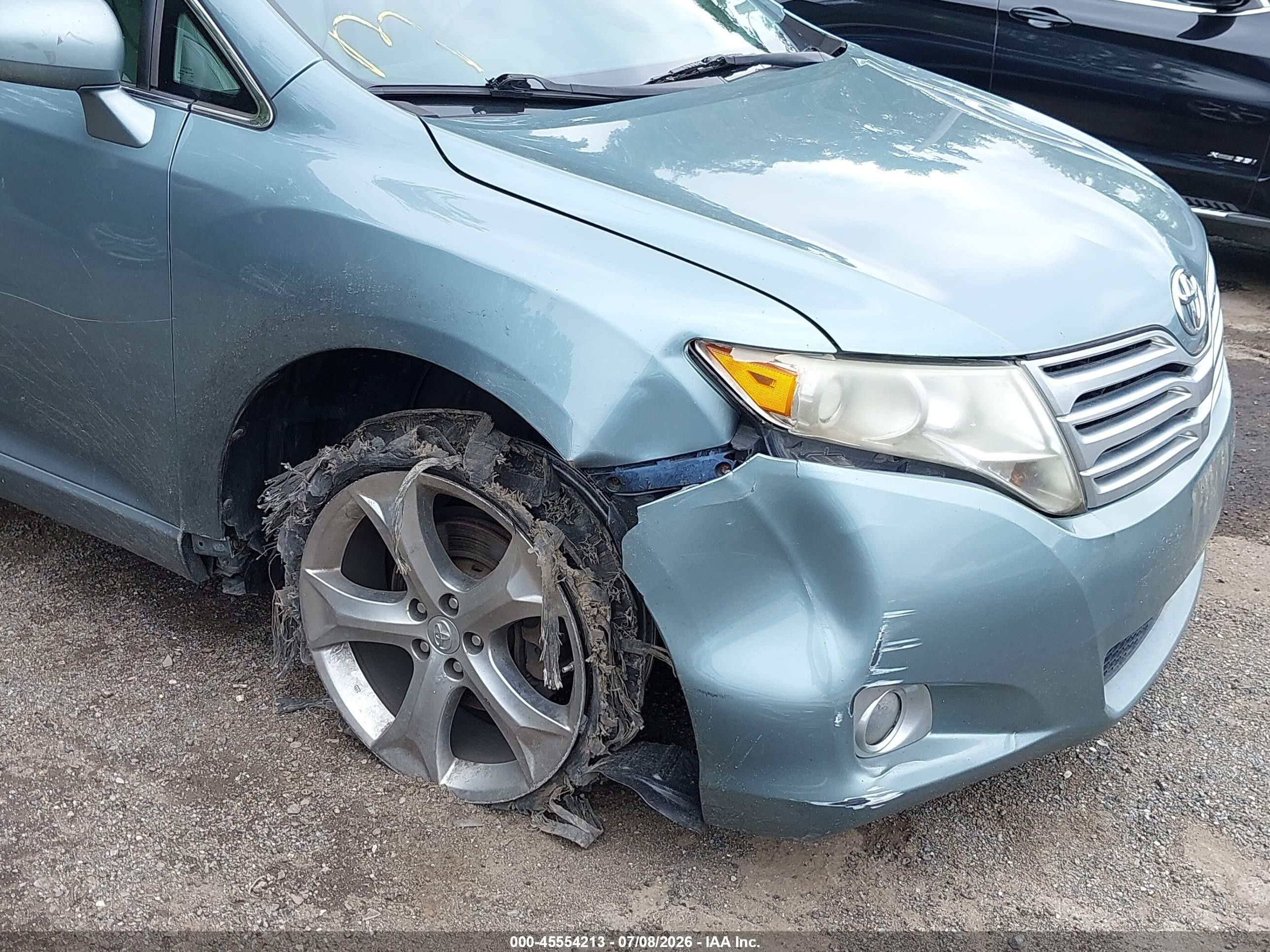 2009 Toyota Venza Base V6 Green vin: 4T3ZK11A89U017460