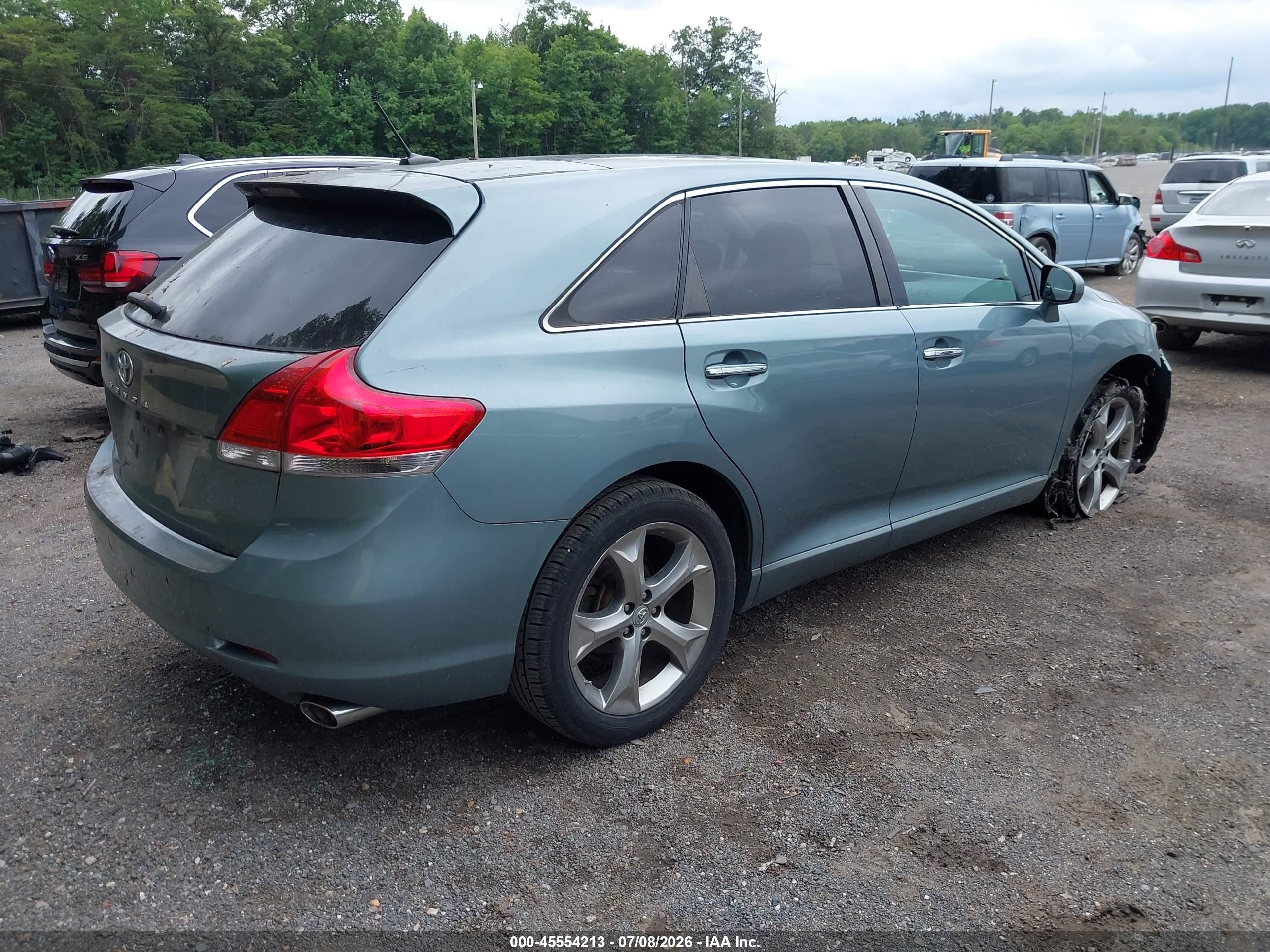 2009 Toyota Venza Base V6 Green vin: 4T3ZK11A89U017460
