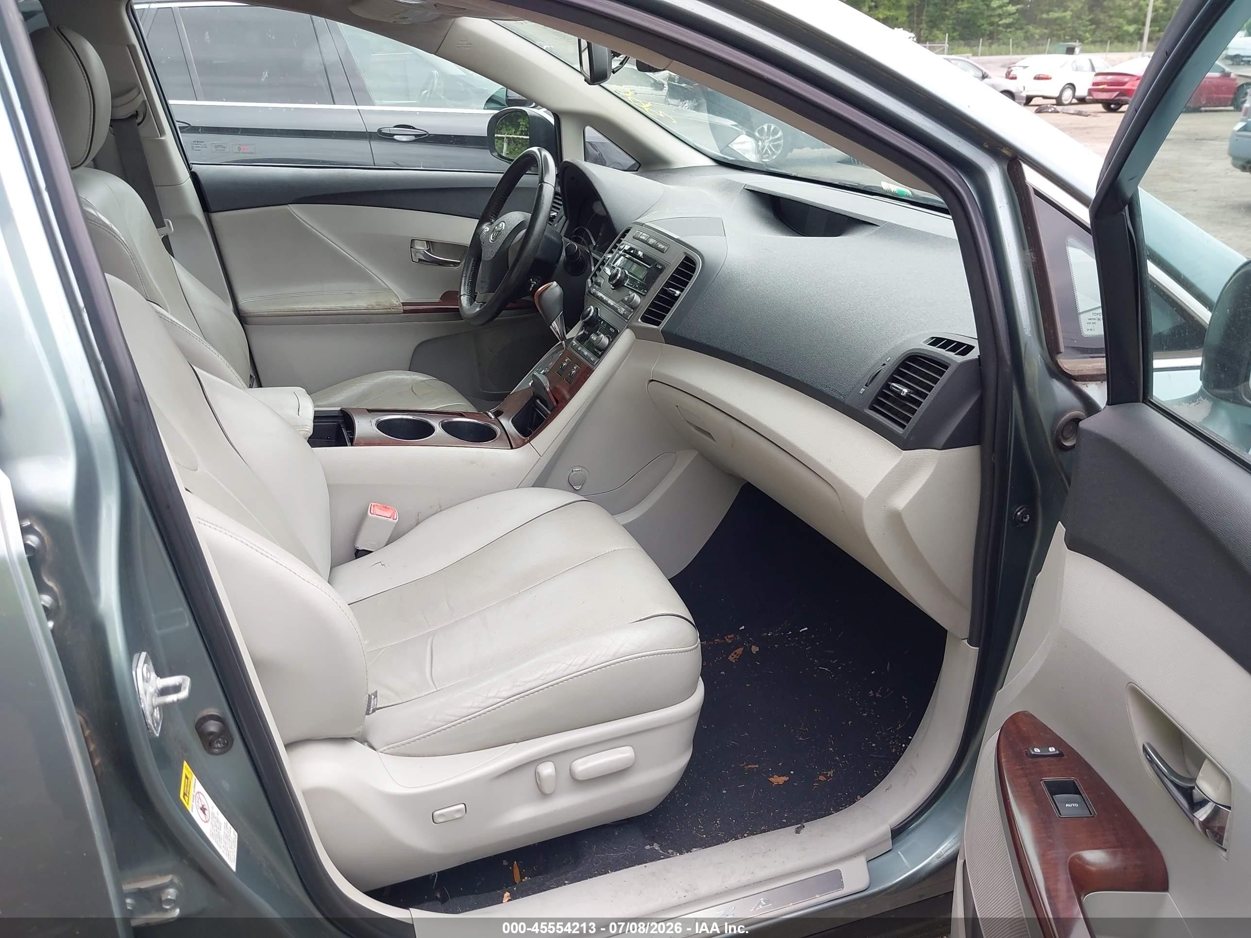2009 Toyota Venza Base V6 Green vin: 4T3ZK11A89U017460