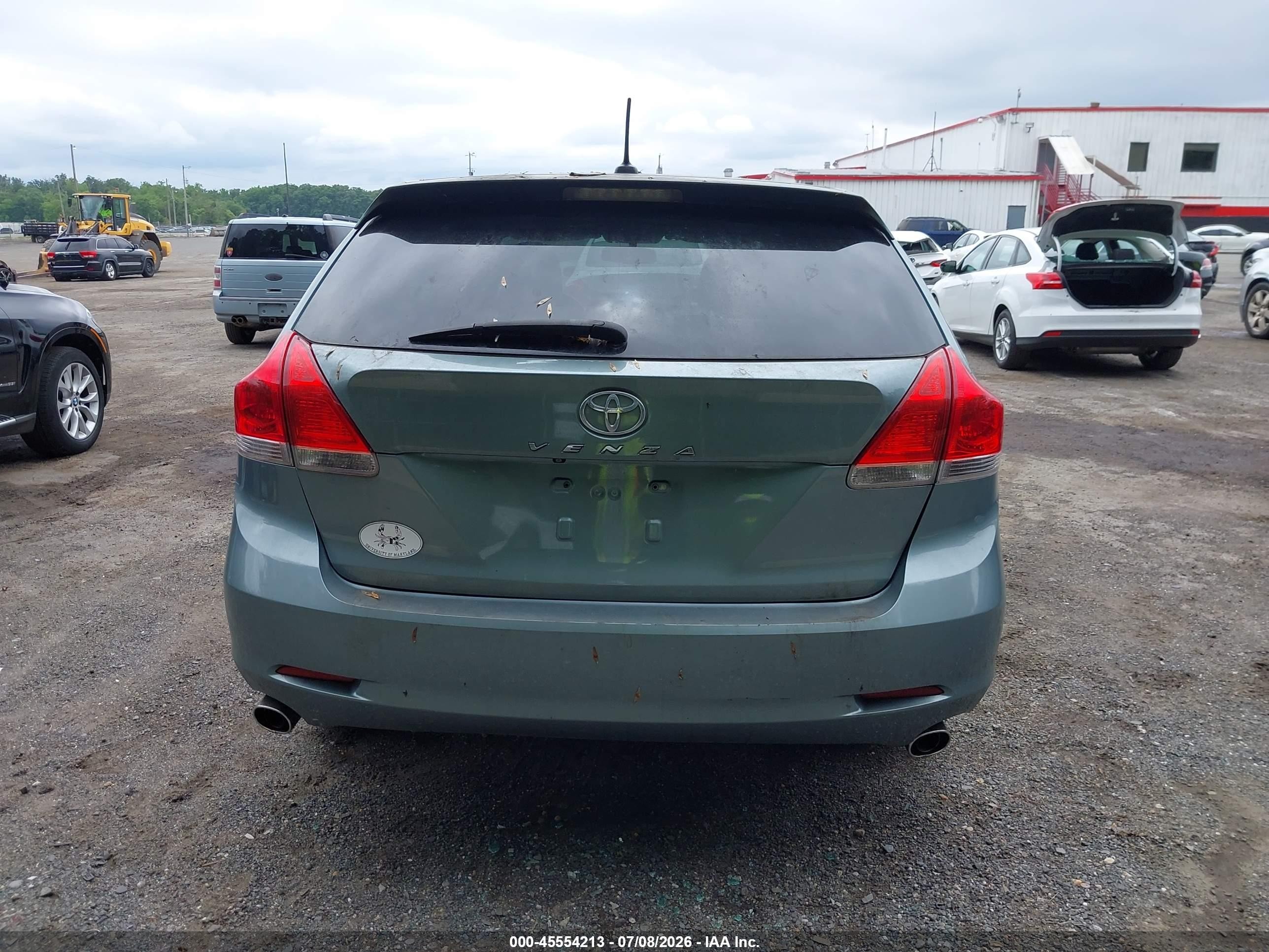 2009 Toyota Venza Base V6 Green vin: 4T3ZK11A89U017460