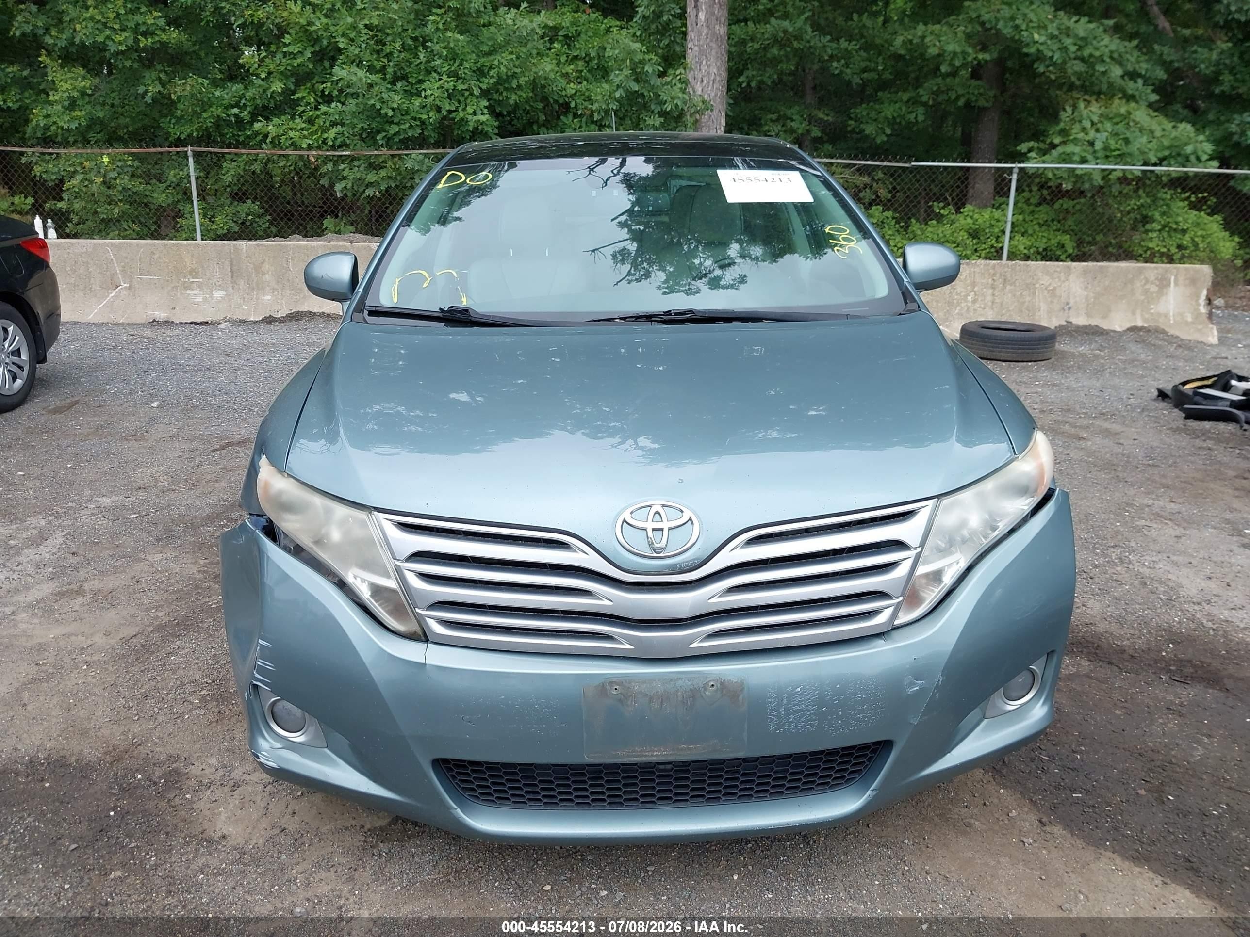 2009 Toyota Venza Base V6 Green vin: 4T3ZK11A89U017460