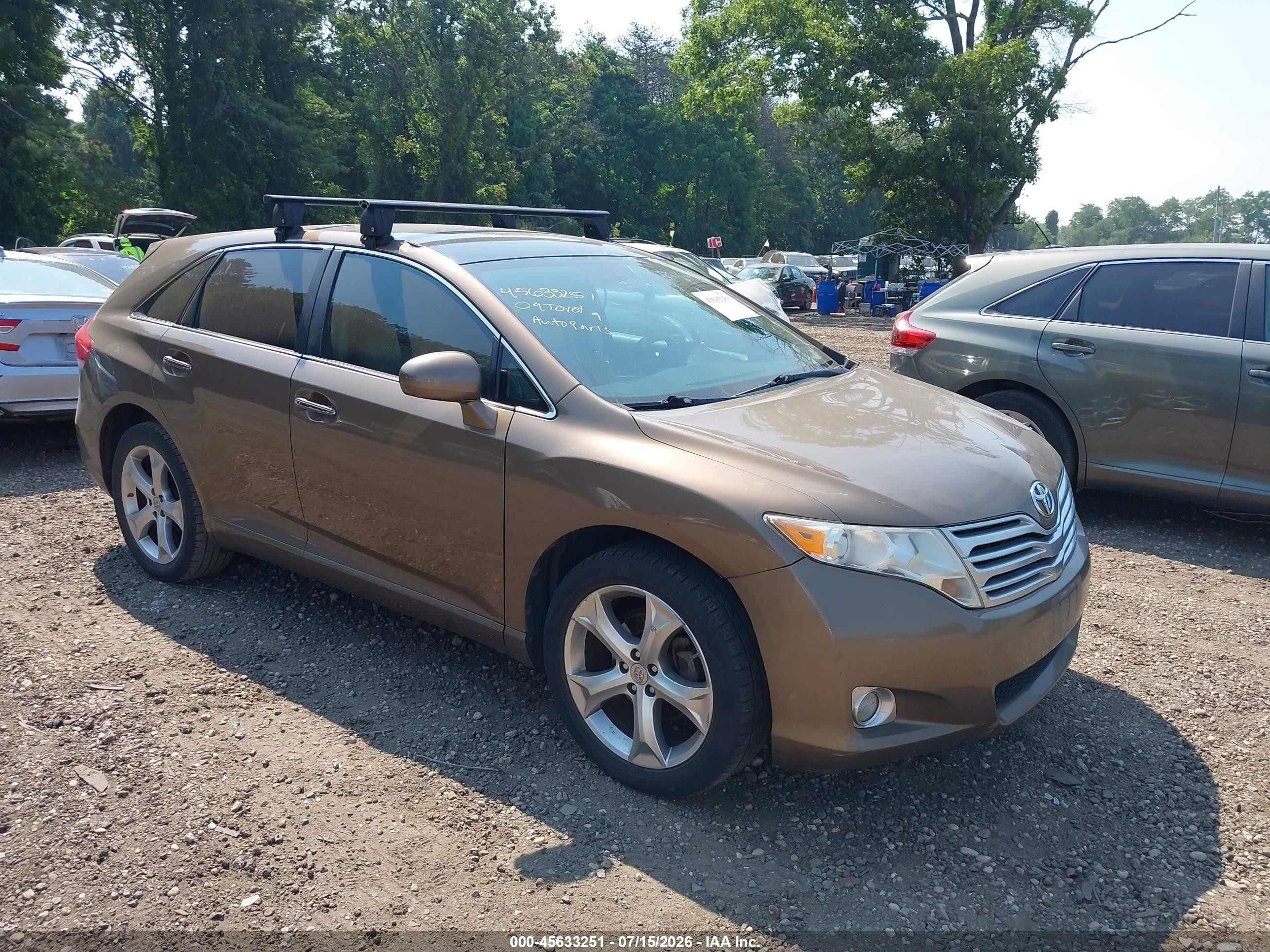 2009 Toyota Venza Base V6 Beige vin: 4T3ZK11A99U005267