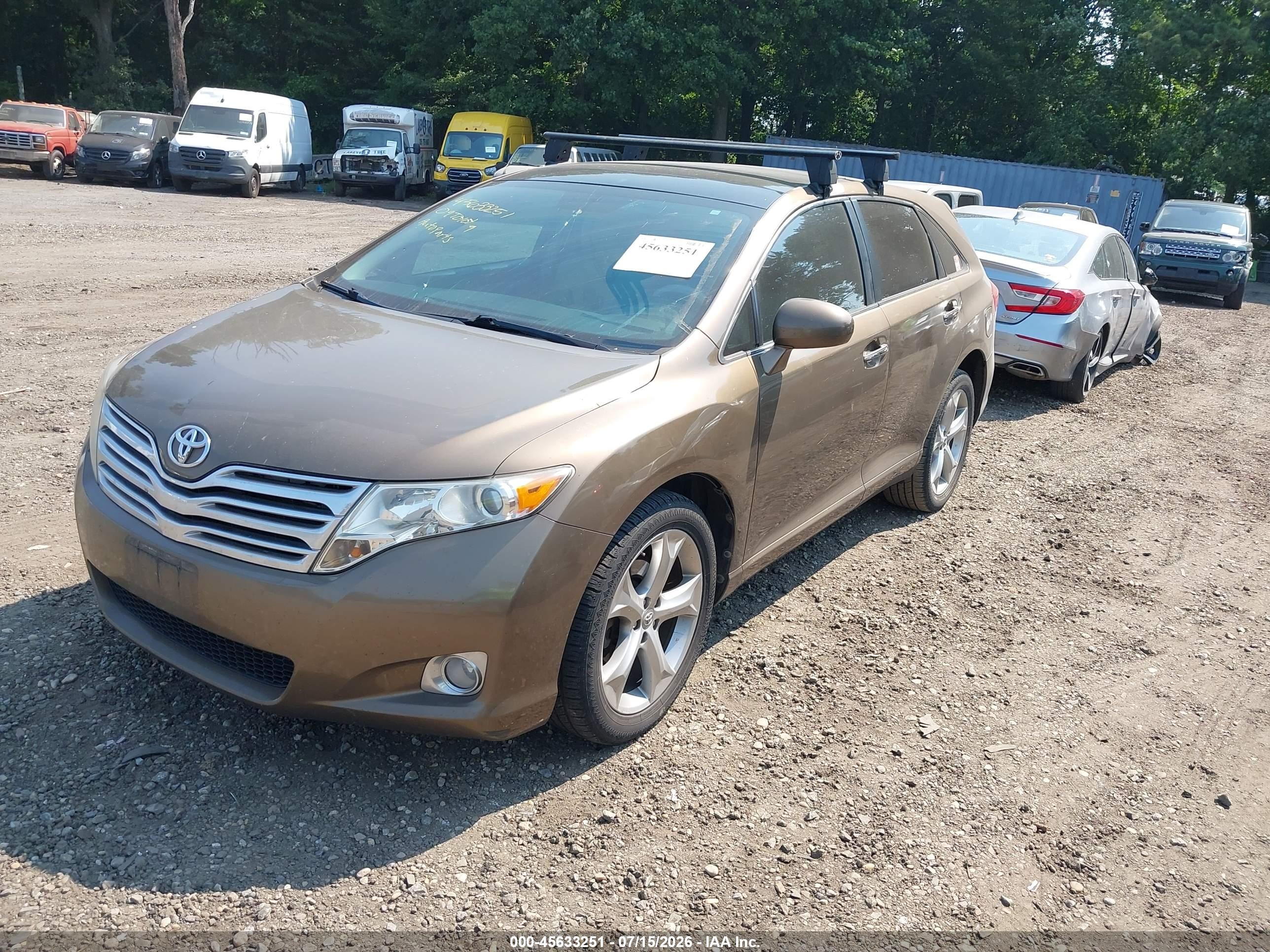 2009 Toyota Venza Base V6 Beige vin: 4T3ZK11A99U005267