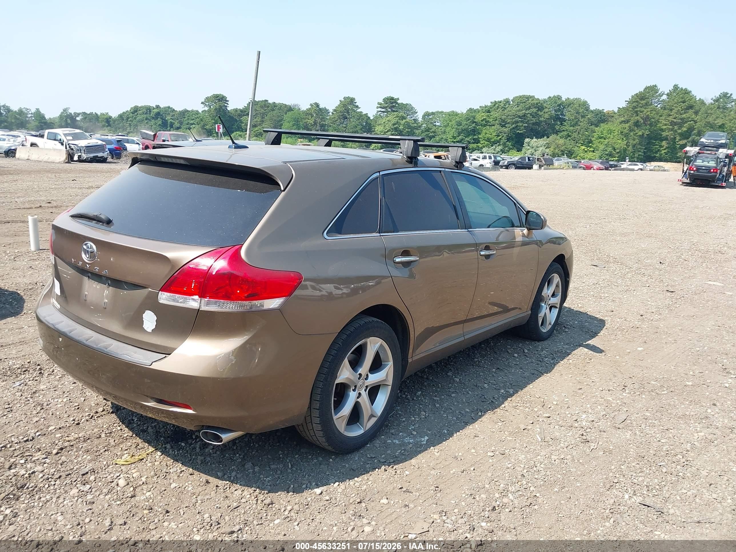 2009 Toyota Venza Base V6 Beige vin: 4T3ZK11A99U005267