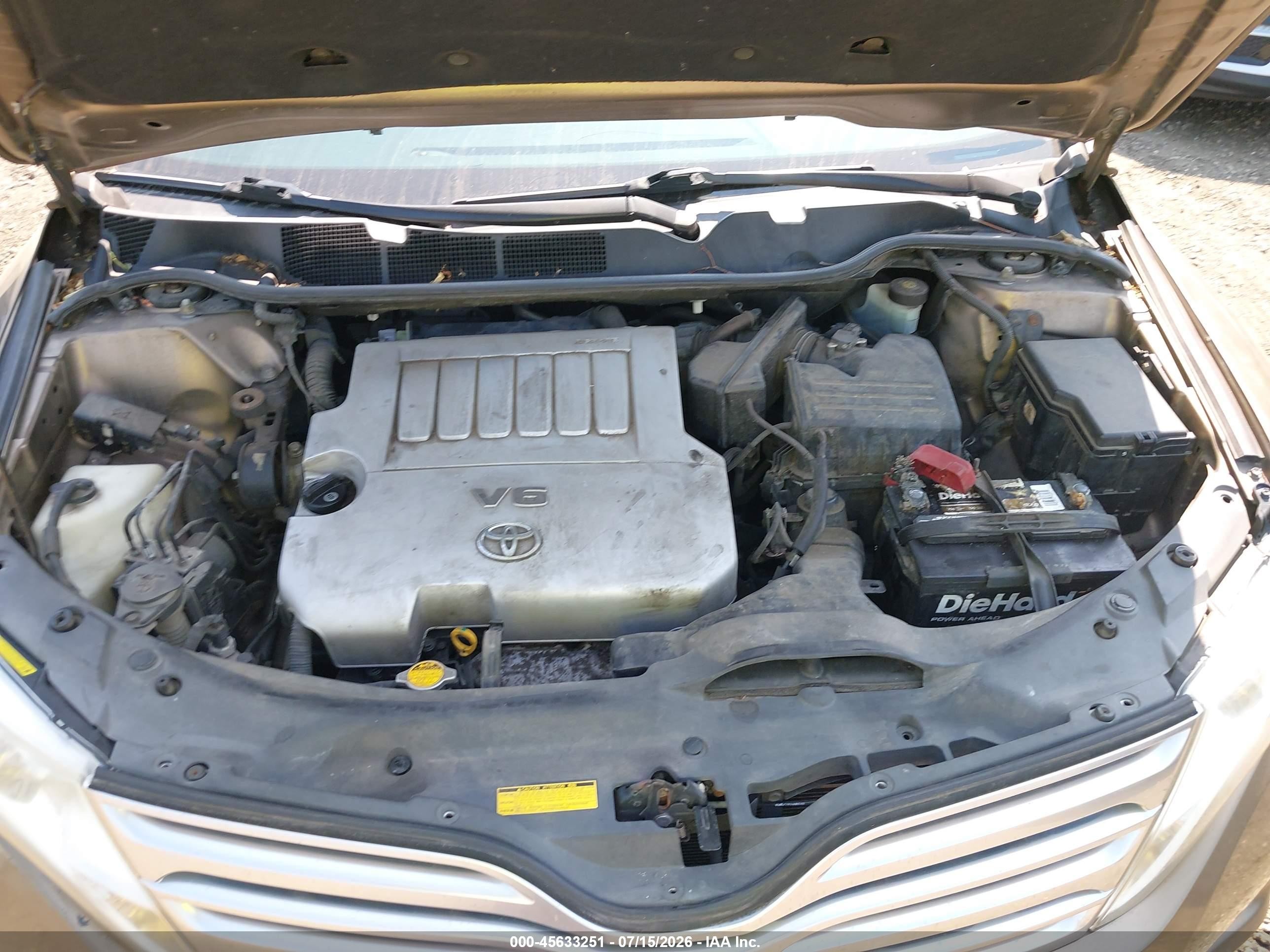 2009 Toyota Venza Base V6 Beige vin: 4T3ZK11A99U005267