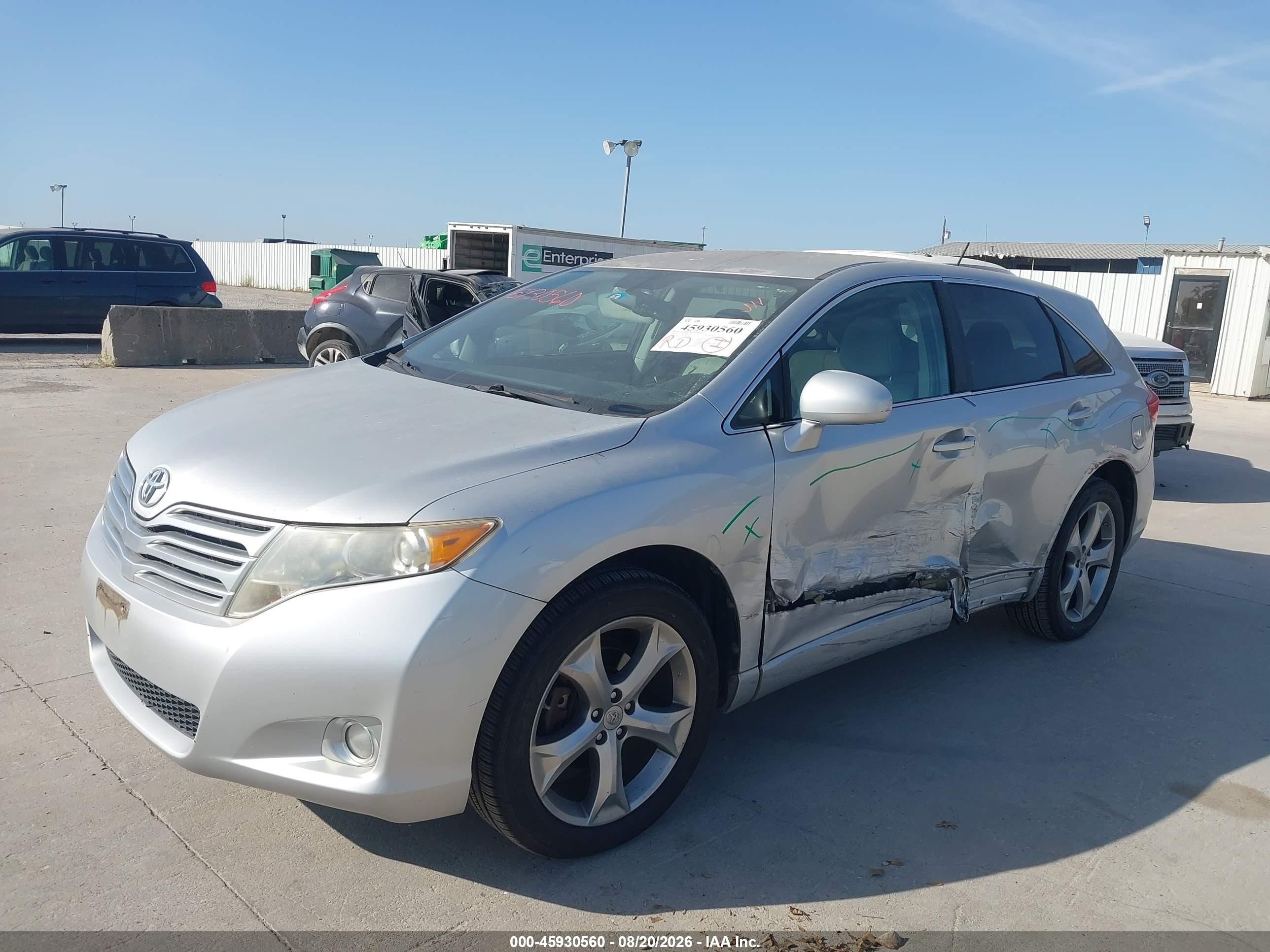 2009 Toyota Venza Base V6 Silver vin: 4T3ZK11A99U014129