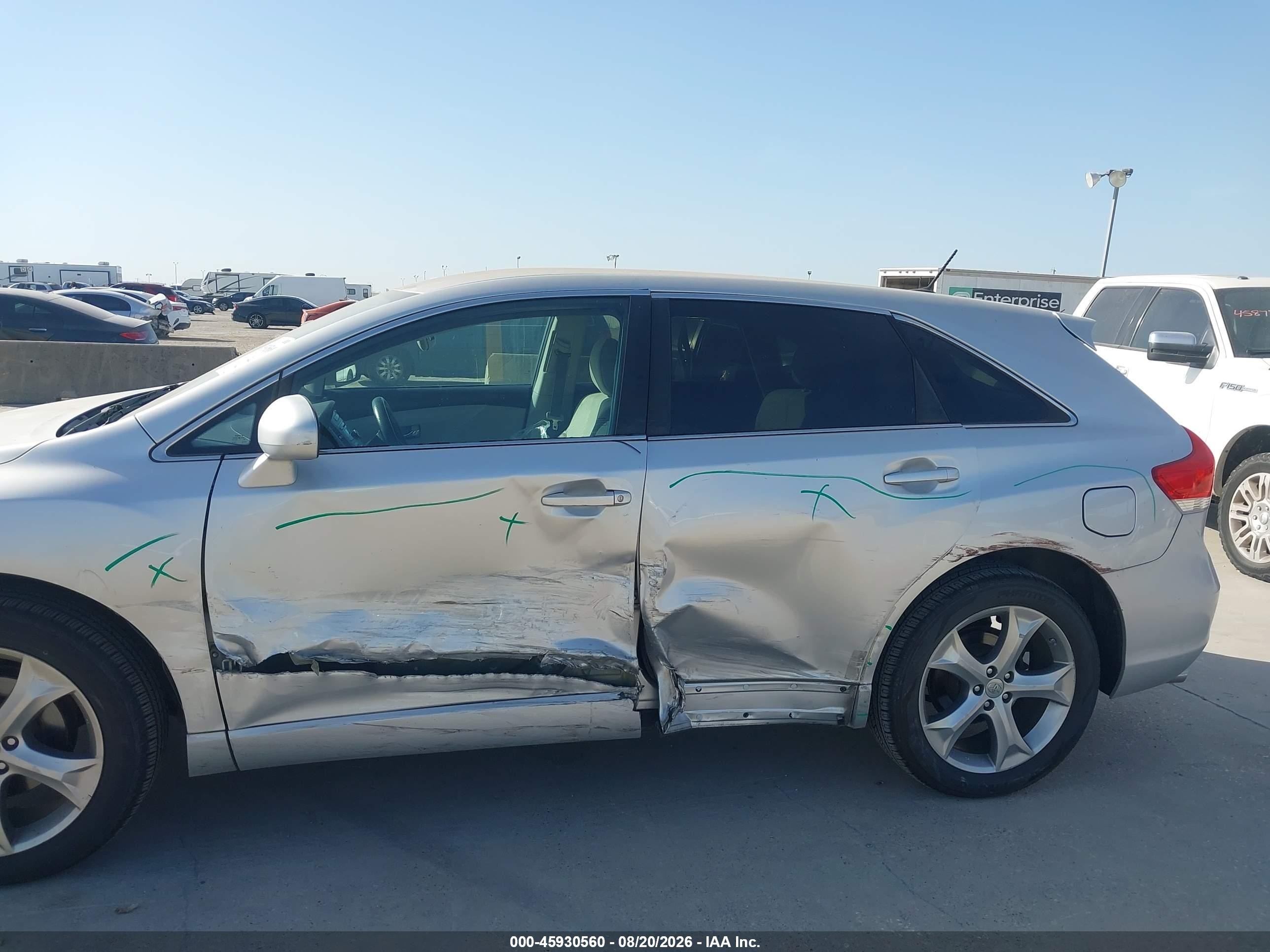 2009 Toyota Venza Base V6 Silver vin: 4T3ZK11A99U014129